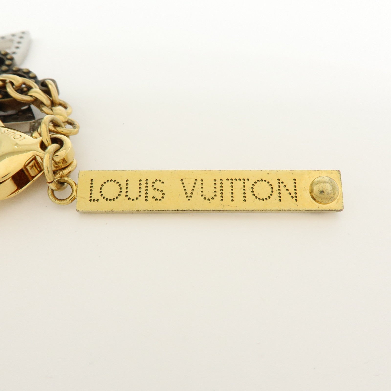 Louis Vuitton Bijoux Sac Tapage Metal Bag Charm Gold Silver M65090