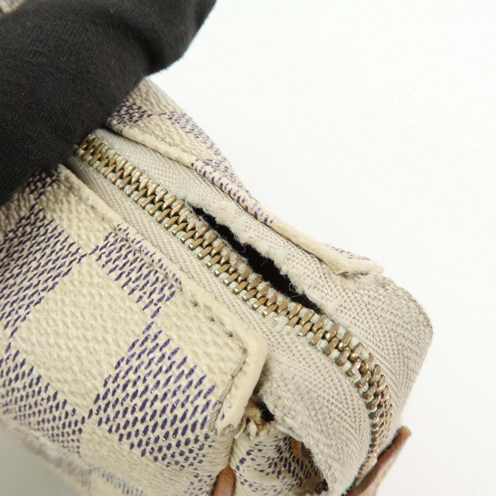 Louis Vuitton Damier Azur Eva 2Way Bag Hand Bag Shoulder Bag N55214