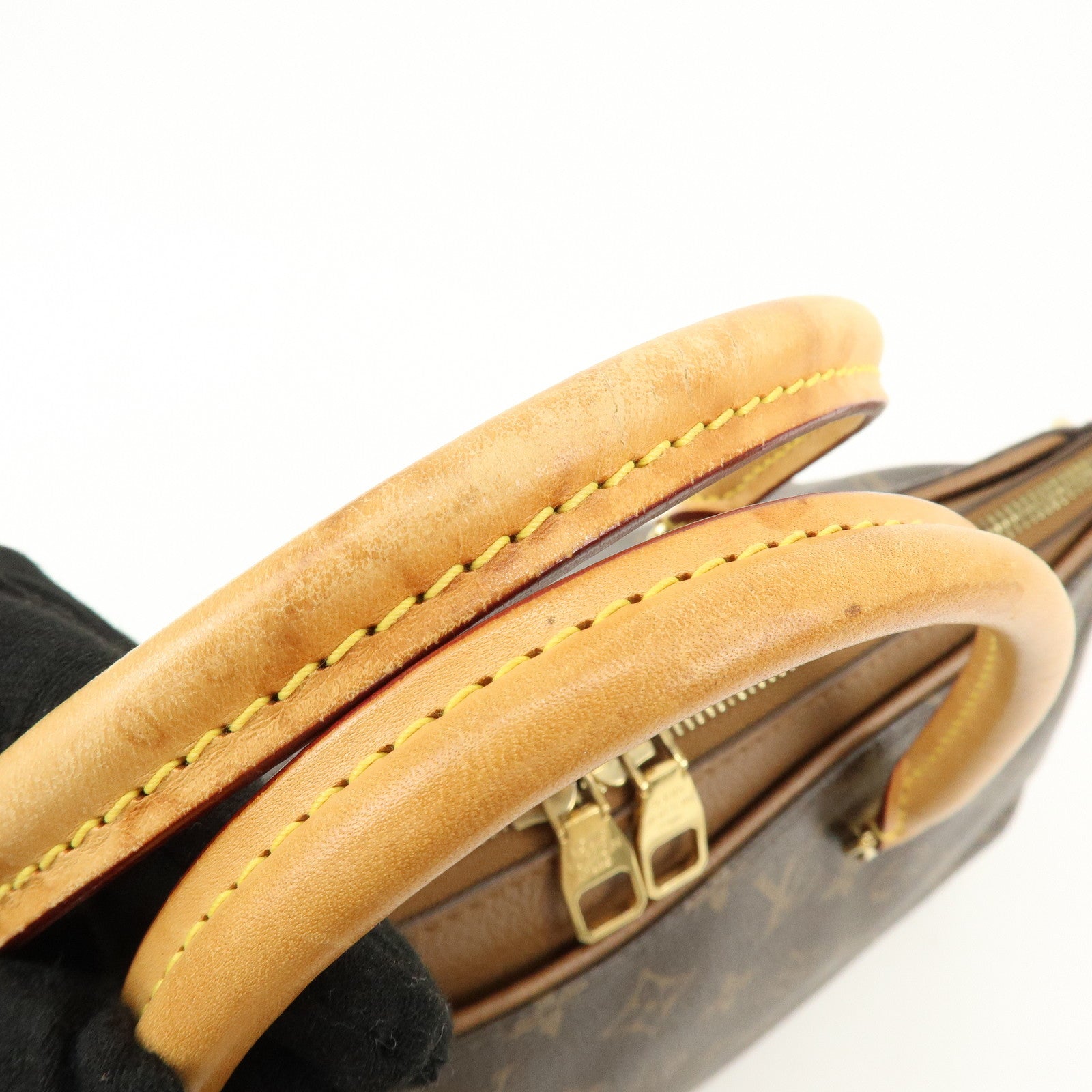 Louis Vuitton Monogram Pallas Hand Bag Shoulder Bag Avana M40907