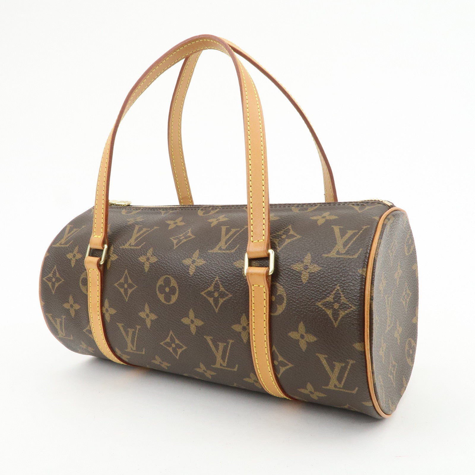 Louis Vuitton Monogram Papillon 26 Hand Bag Brown M51386