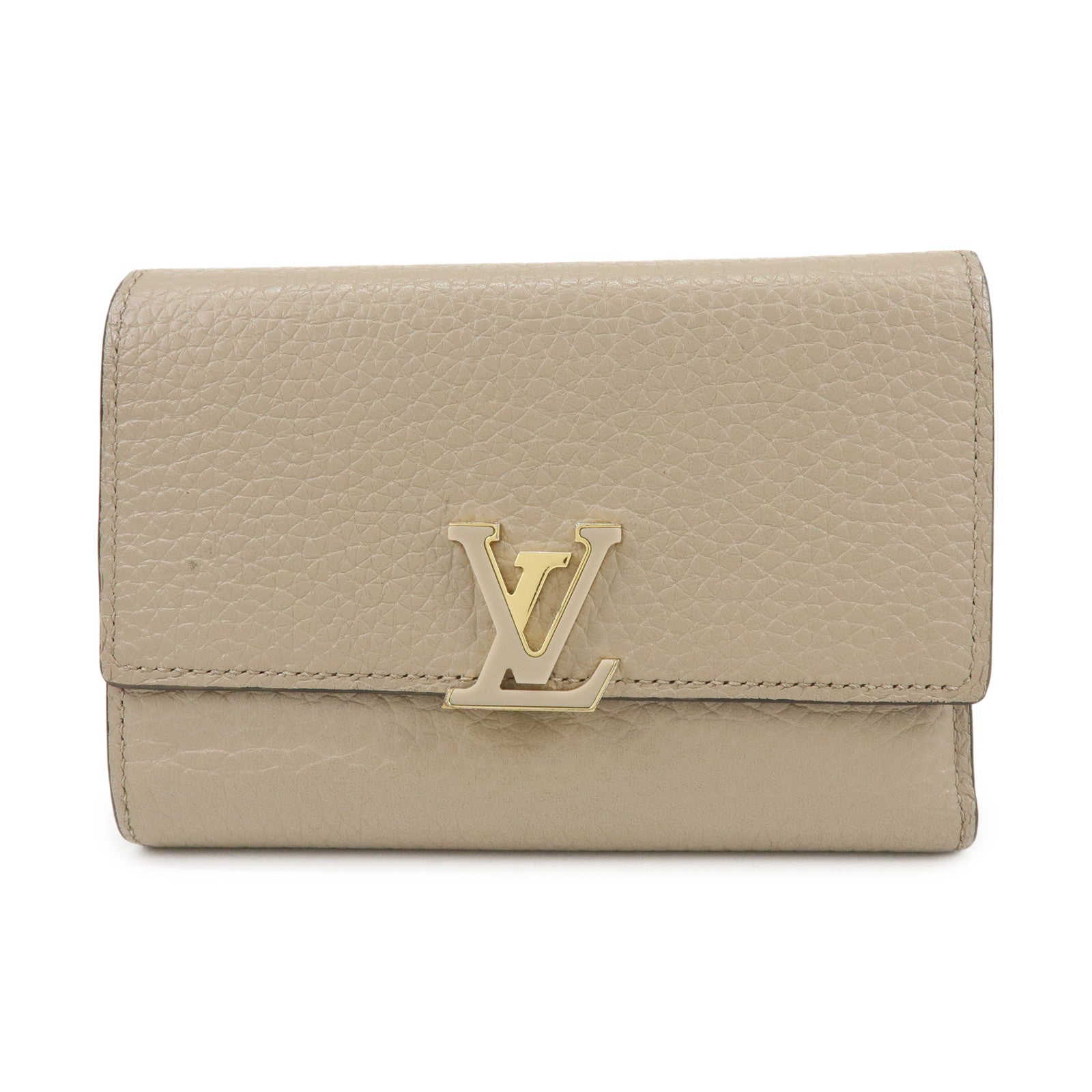 Louis Vuitton Portefeuille Capucines Leather Compact Wallet M62159