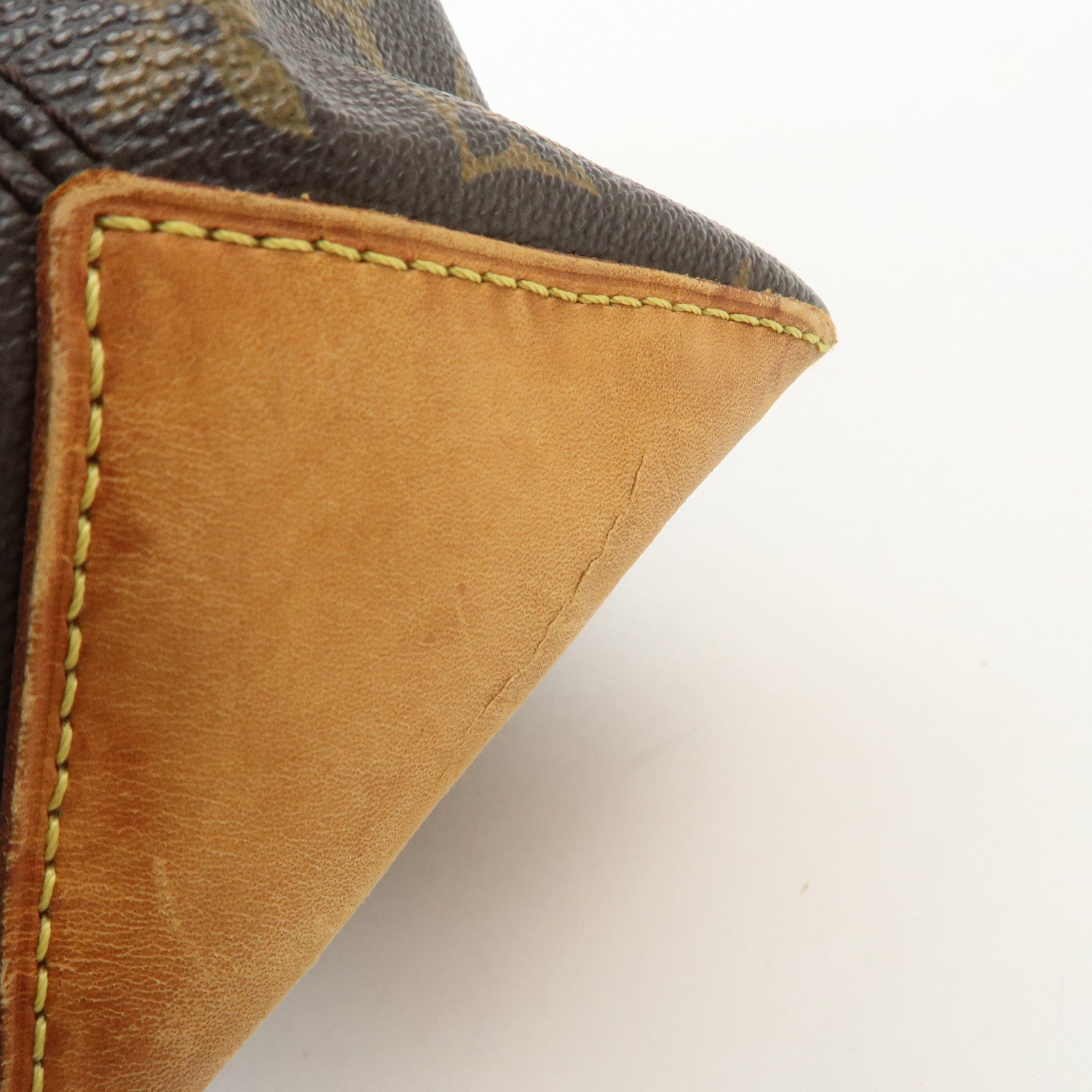 Louis Vuitton Monogram Wilshire MM Tote Bag Brown M45644