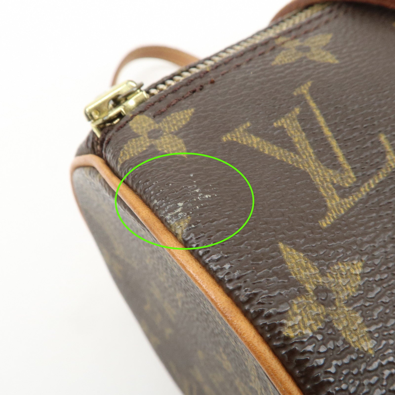 Louis Vuitton Monogram Papillon 30 Hand Bag Brown M51385