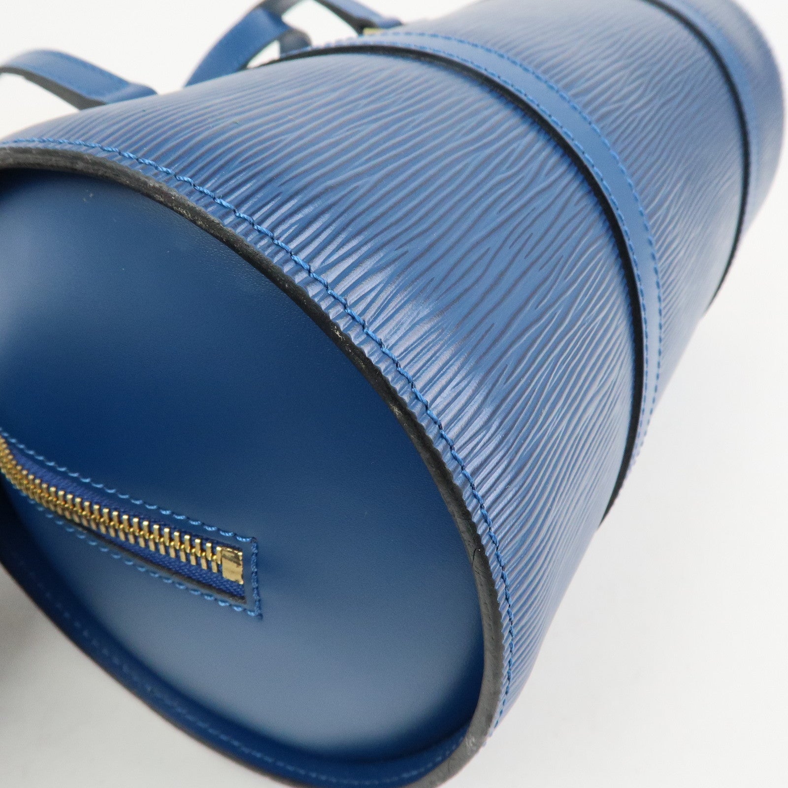 Louis Vuitton Epi Soufflot Shoulder Bag Hand Bag Toledo Blue M52225