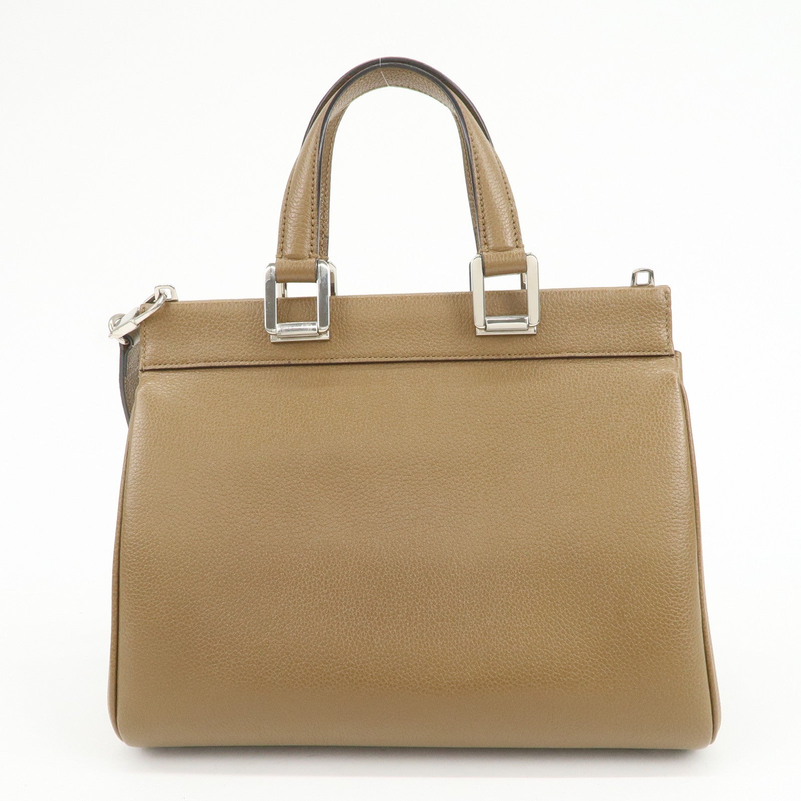 GUCCI Zumi Leather 2Way Bag Hand Bag Shoulder Bag Brown 569712