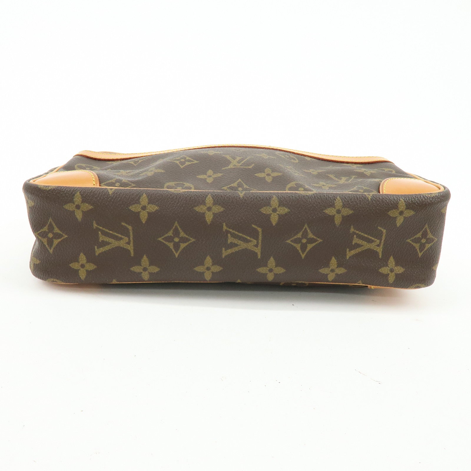 Louis Vuitton Monogram Compiegne 28 Pouch Clutch Bag Brown M51845