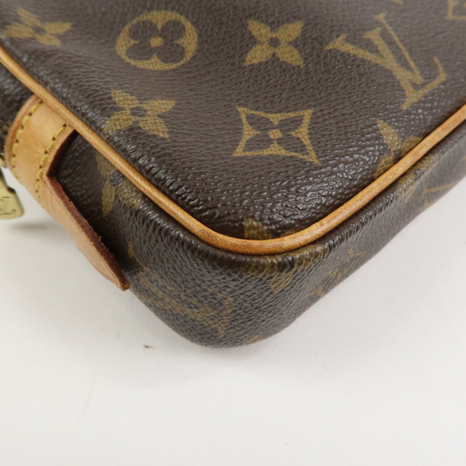 Louis Vuitton Monogram Pochette Marly Bandouliere Bag Brown M51828