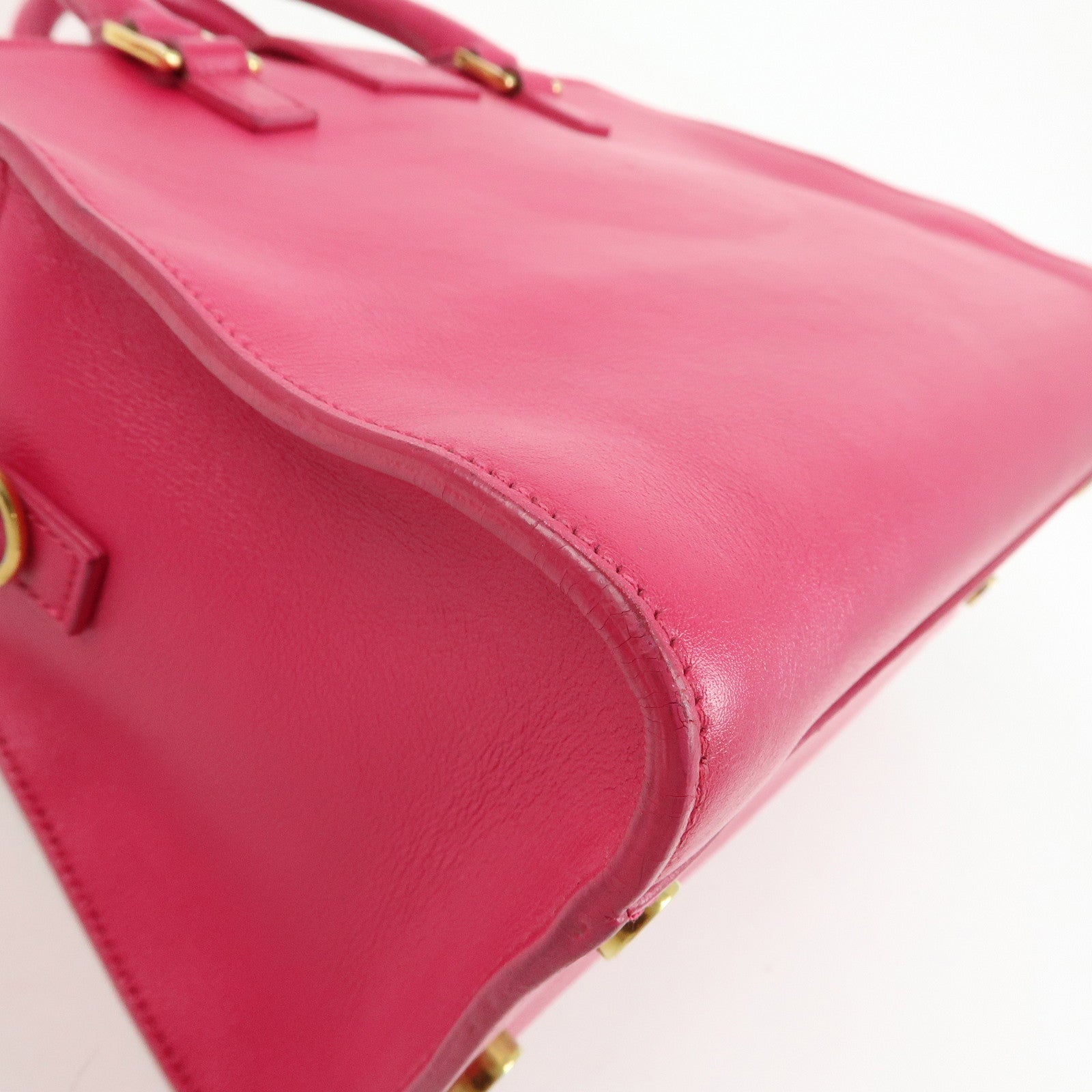 SAINT LAURENT PARIS Cassandra Leather 2Way Hand Shoulder Bag 372087