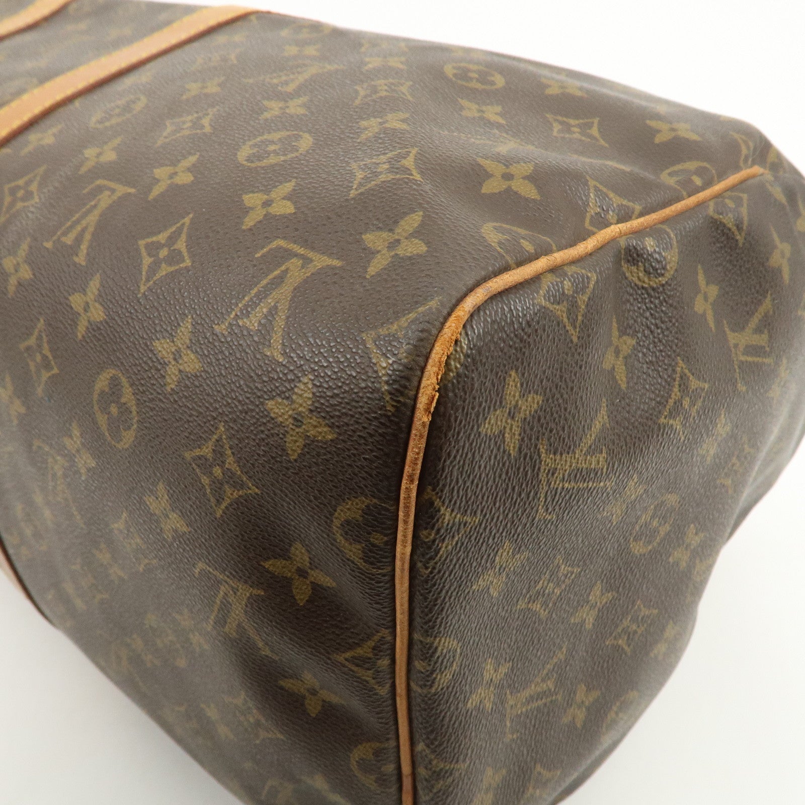 Louis Vuitton Monogram Keep All 55 Boston Bag Brown M41424