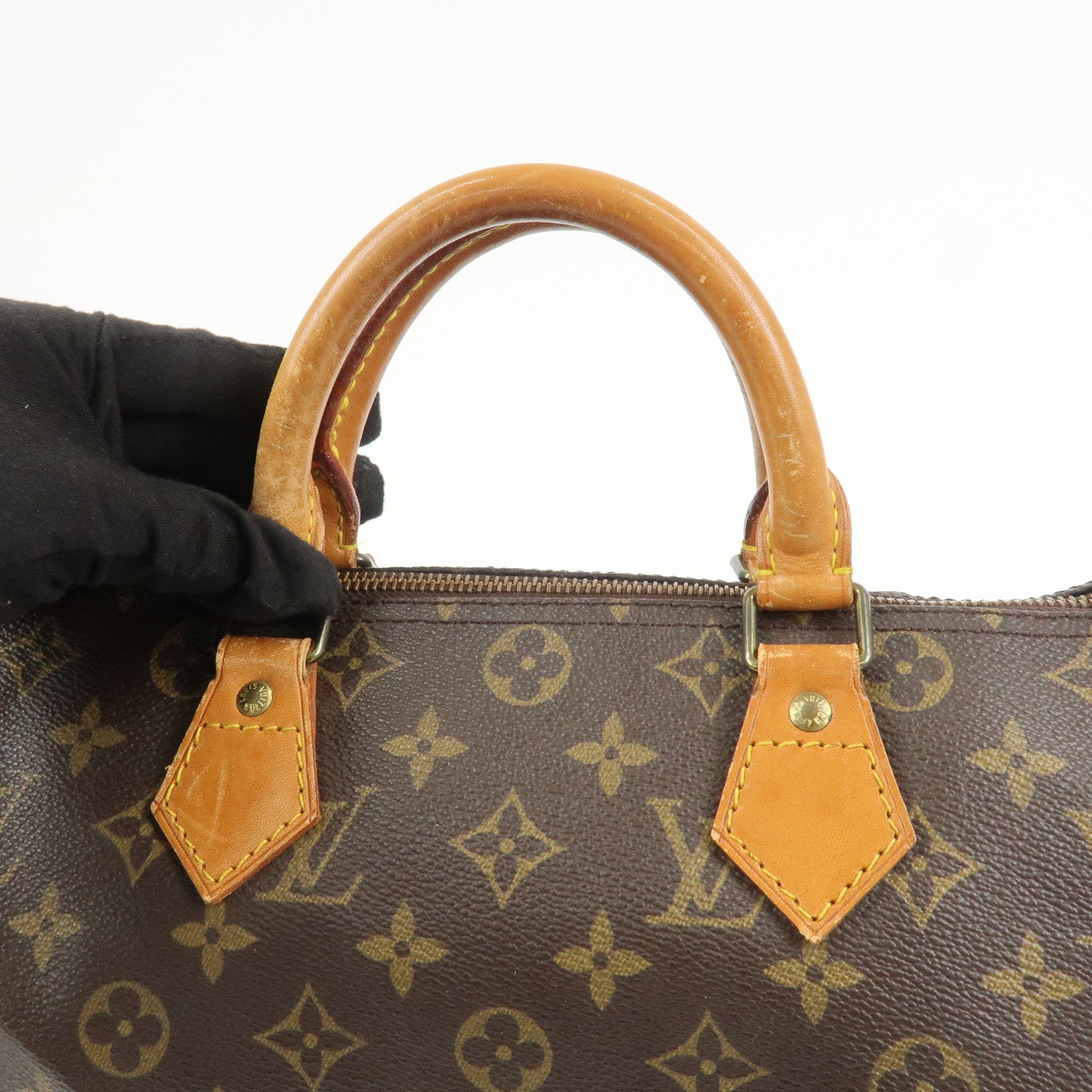 Louis Vuitton Monogram Speedy 30 Boston Bag Hand Bag Brown M41526