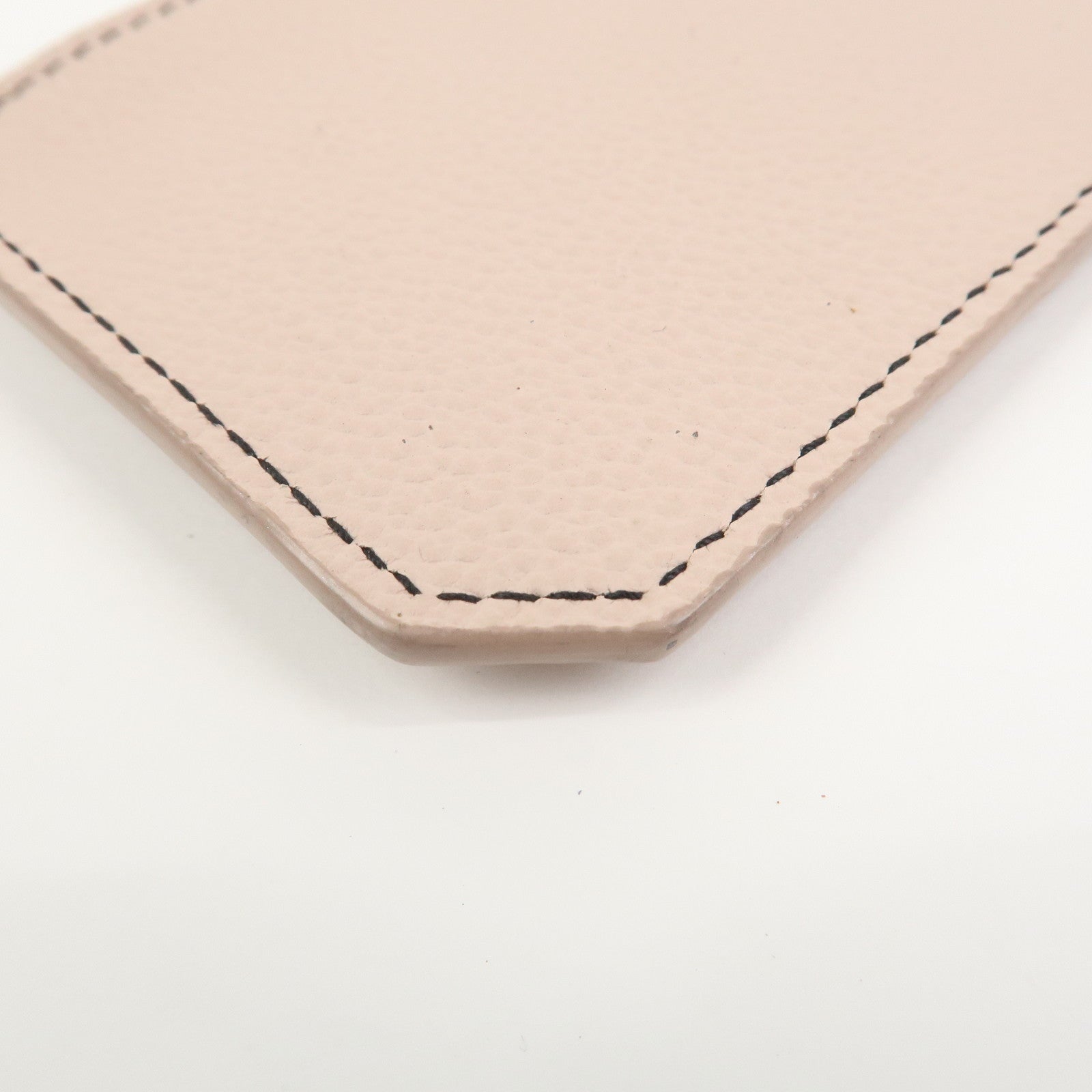 SAINT LAURENT PARIS Leather Card Case Card Holder Light Pink 458583