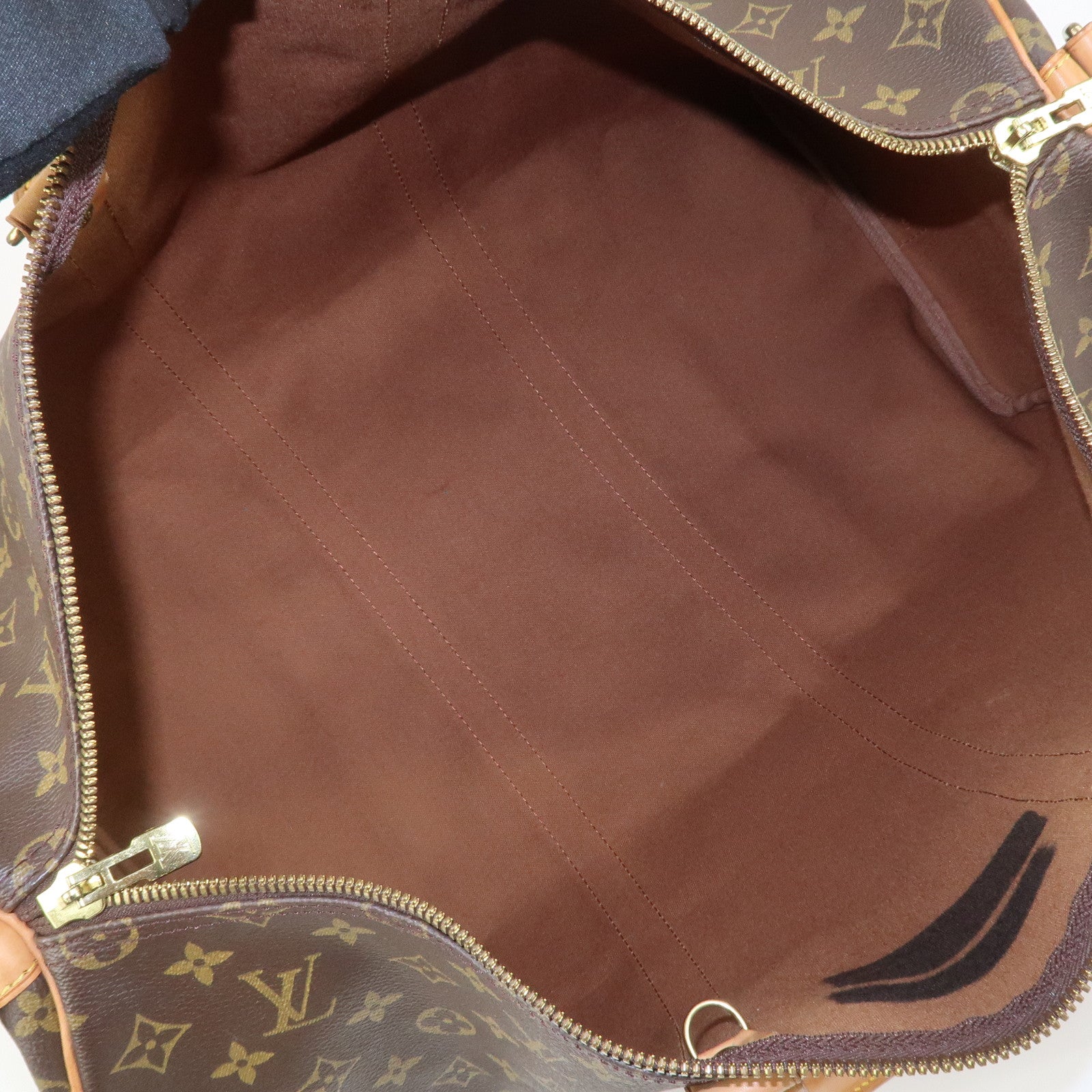 Louis Vuitton Monogram Keep All Bandouliere 50 Boston Bag M41416