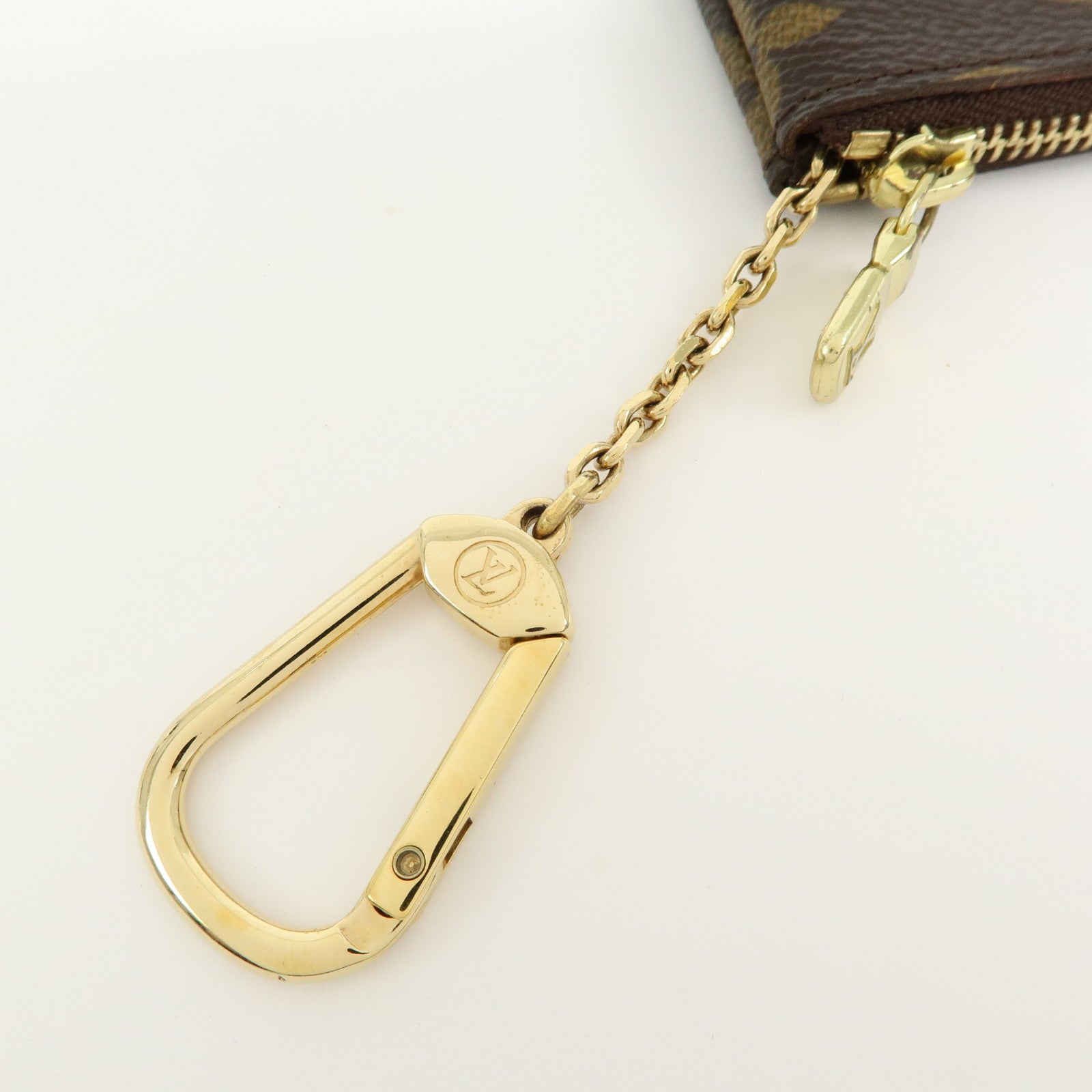 Louis Vuitton Monogram Pochette Cles Coin Case Key Case M62650