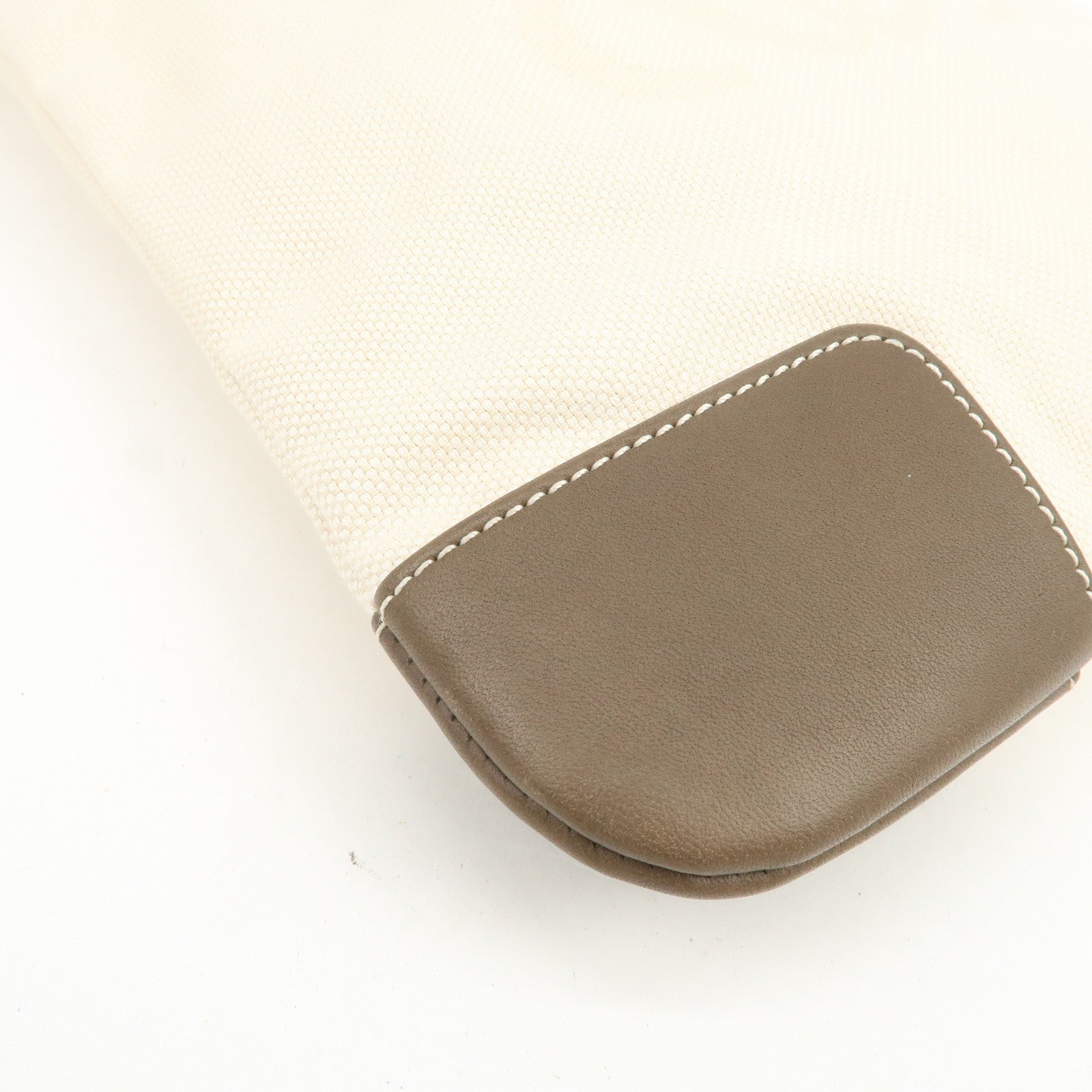 LOEWE Anagram Canvas Leather Shoulder Bag Crossbody Bag Beige