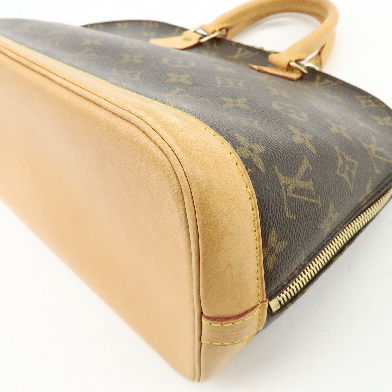 Louis Vuitton Monogram Canvas Alma Hand Bag Brown M51130