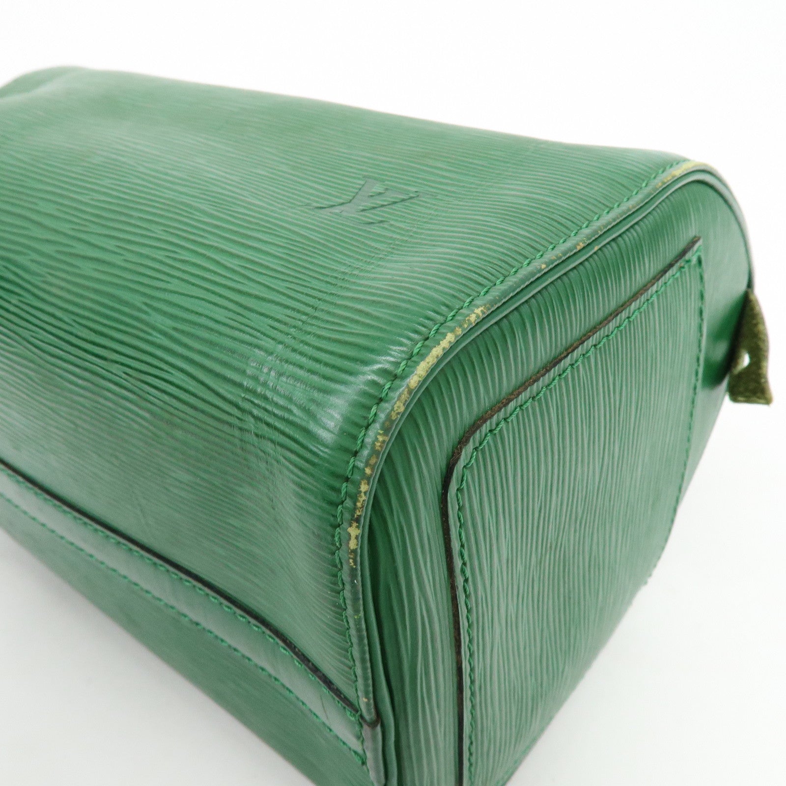 Louis Vuitton Epi Speedy 25 Hand Bag Boston Bag Borneo Green M43014