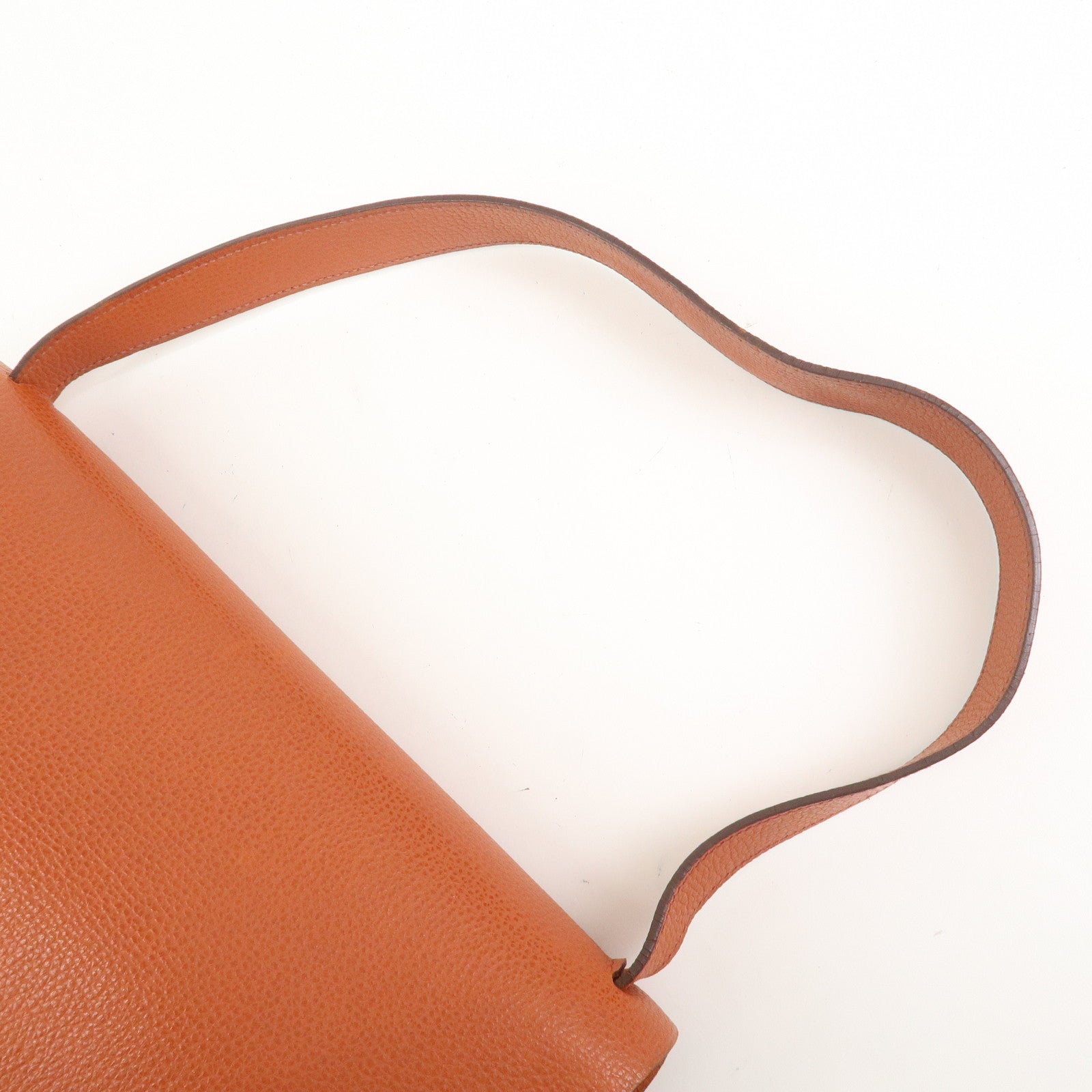 HERMES Sac Colorado MM Toile H Leather □I Stamped Shoulder Bag