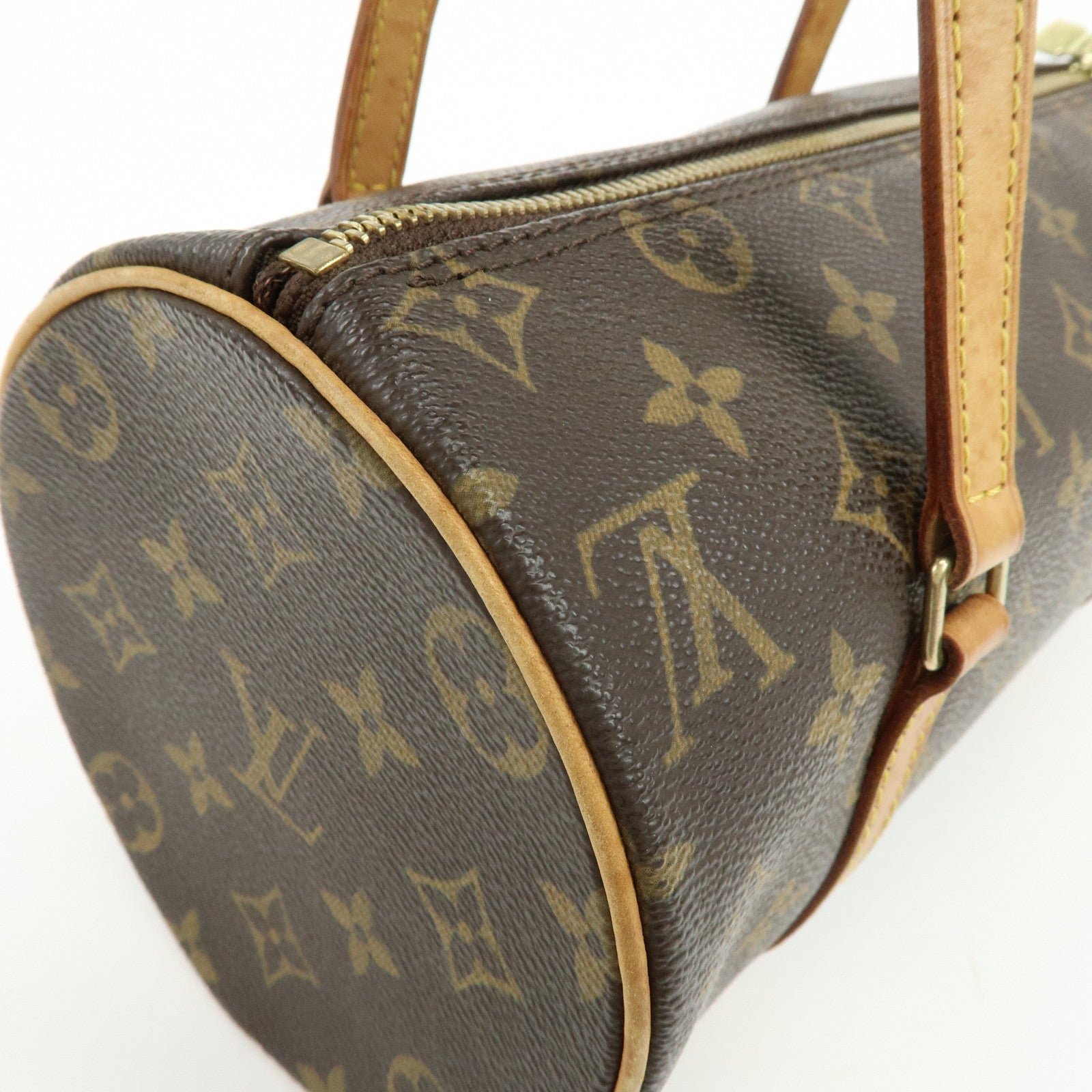 Louis Vuitton Monogram Papillon 26 Hand Bag Brown M51386