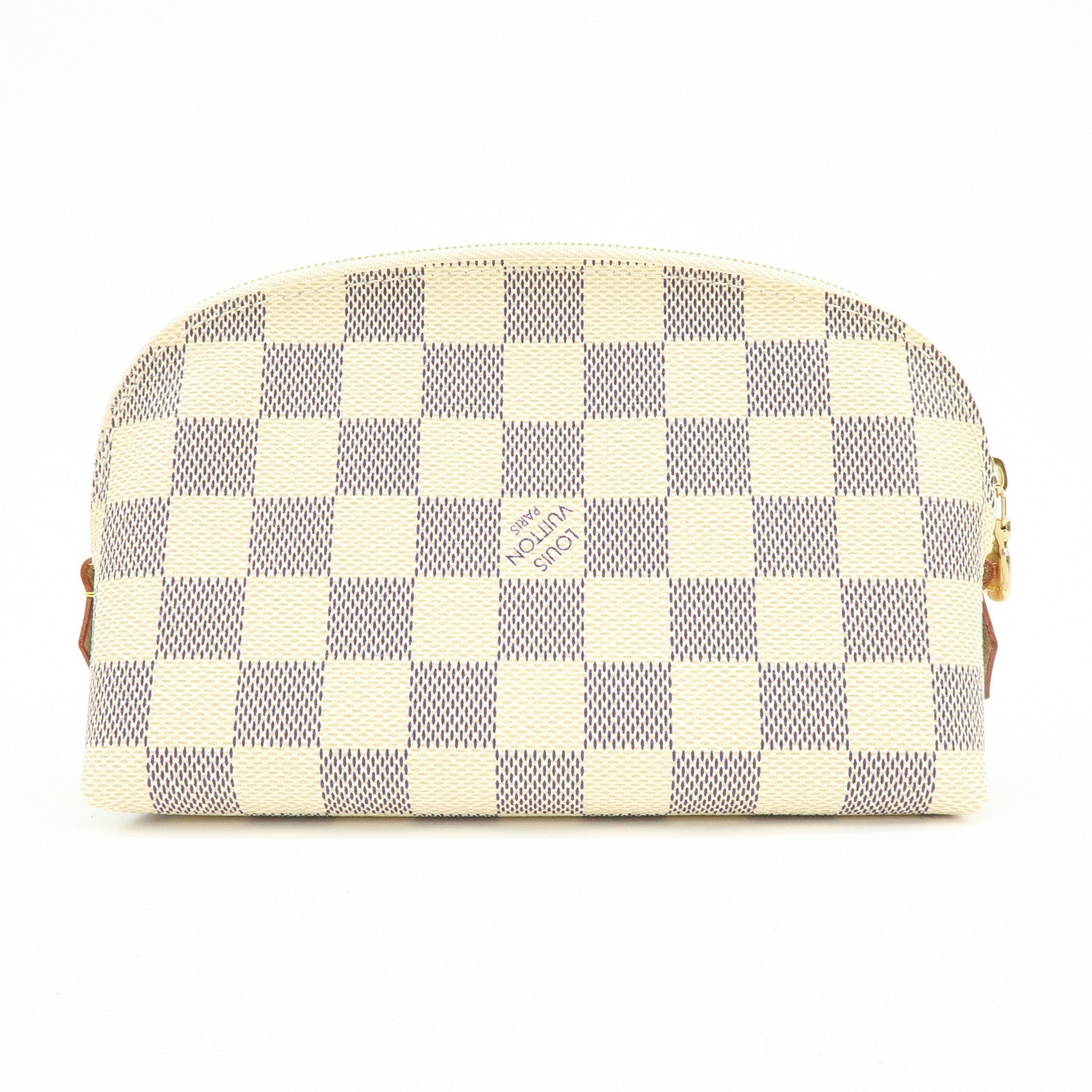 Louis Vuitton Damier Azur Canvas Pochette Cosmetic PM Pouch N60024