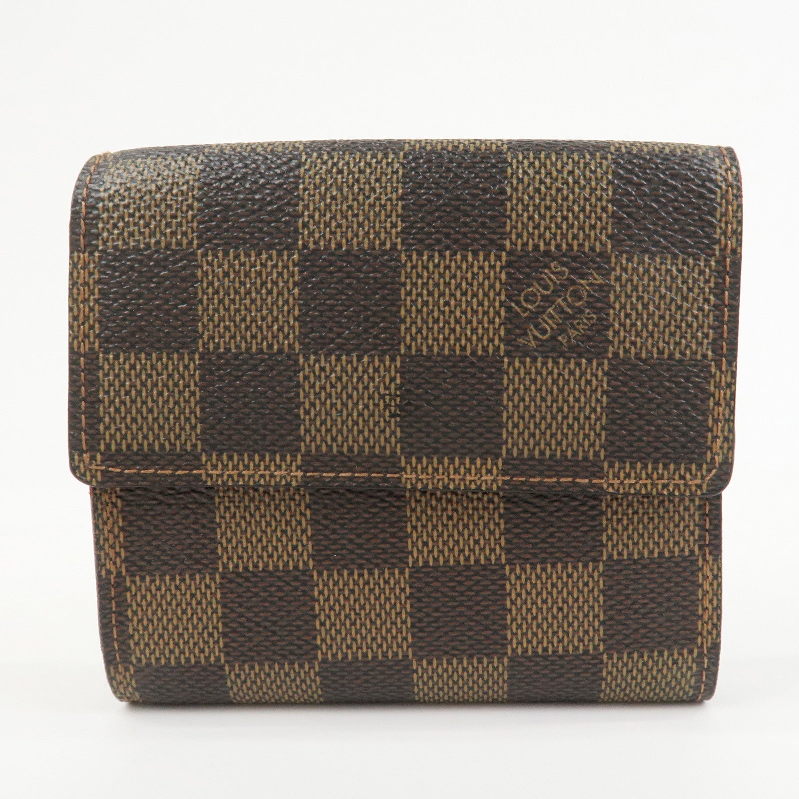 Louis Vuitton Damier Portefeuille Élise Bi-fold Wallet Brown N61654