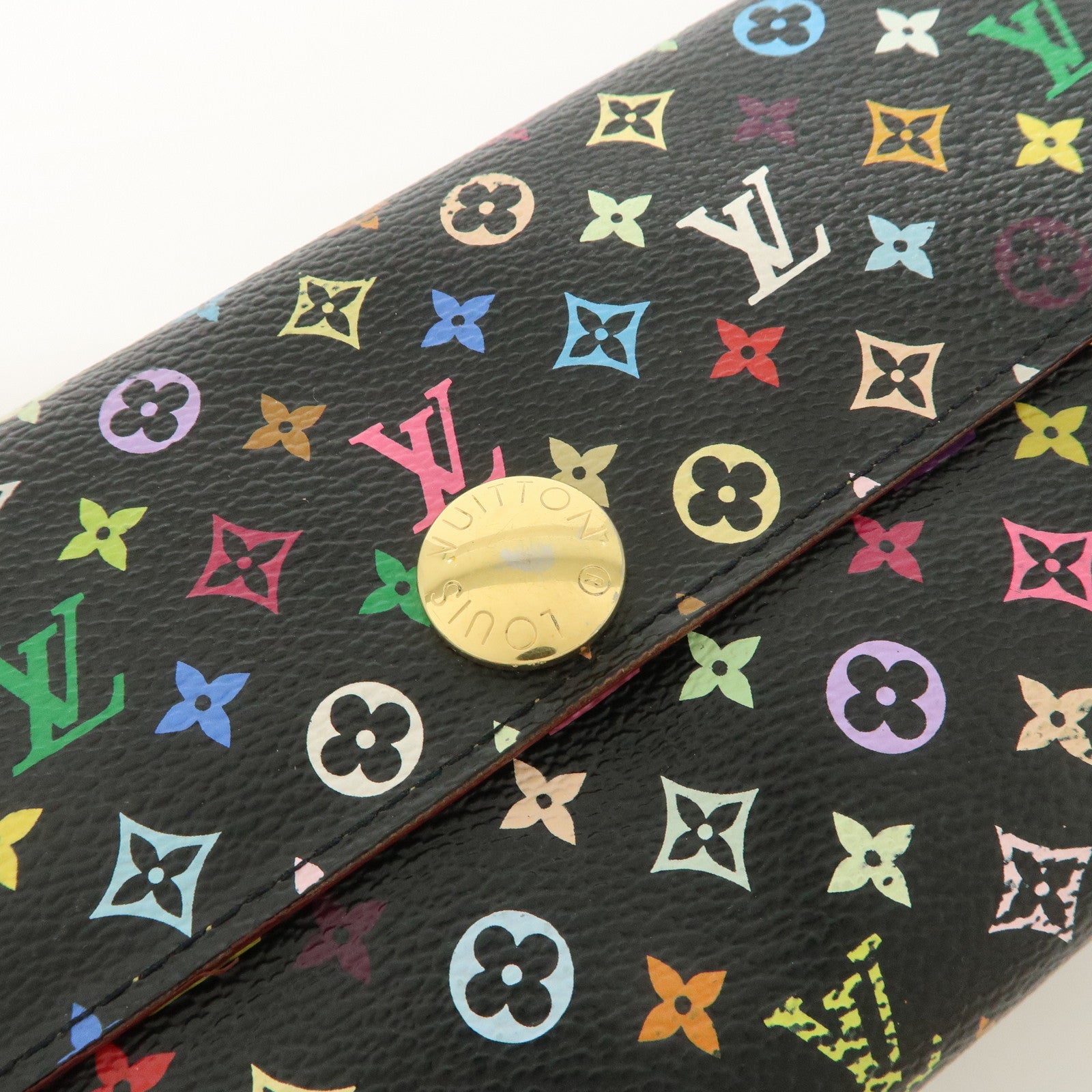 Louis Vuitton Monogram Multicolor Portefeuille Sarah Wallet M9353