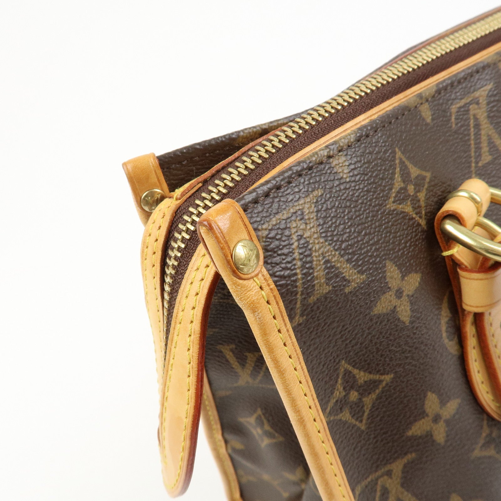 Louis Vuitton Monogram Popincourt Haut Shoulder Bag Brown M40007