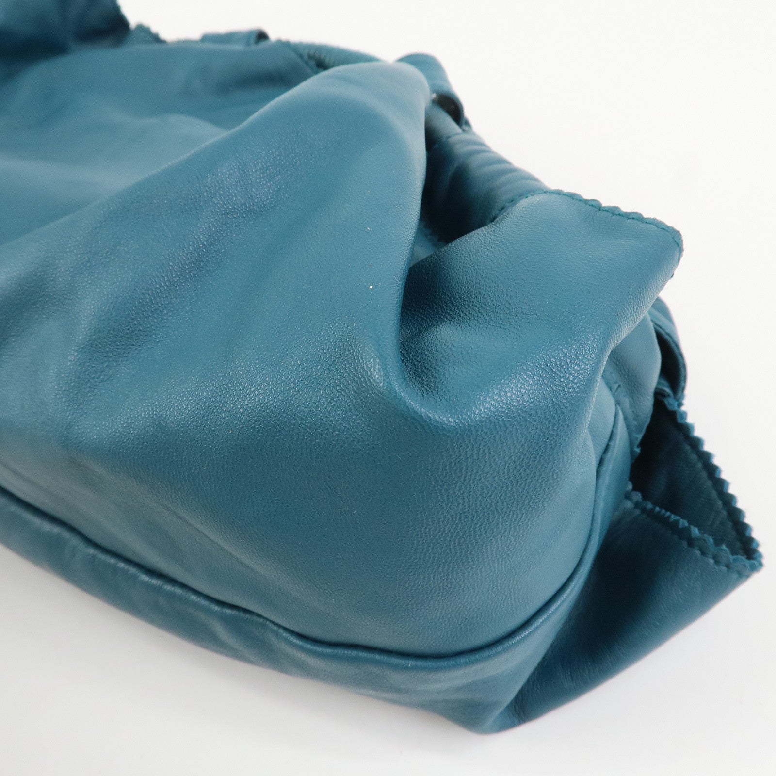 LOEWE Nappa Aire Nappa Leather Hand Bag Tote Bag Blue