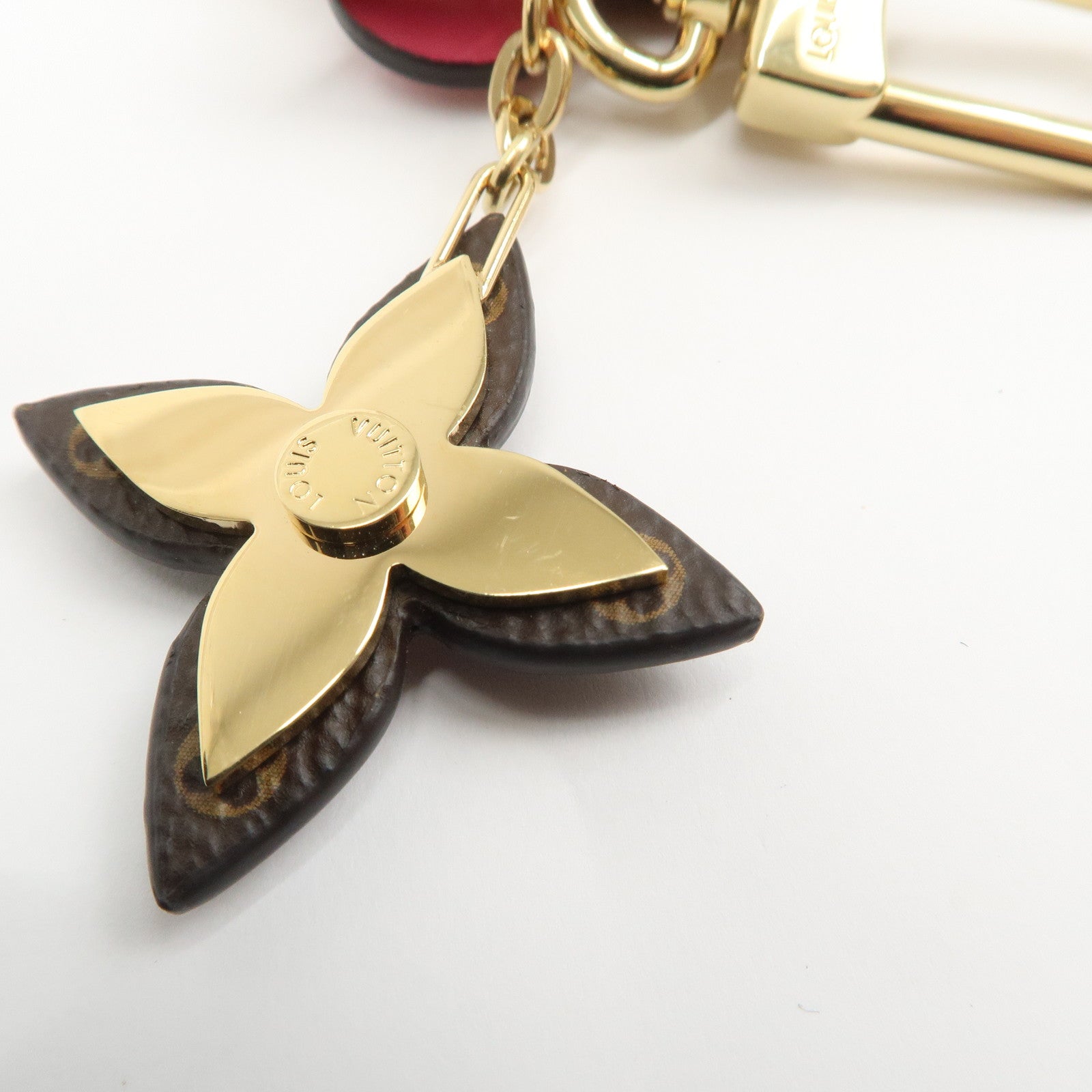 Louis Vuitton Porte Cles Blooming Flower Bag Charm Key Chain M63084