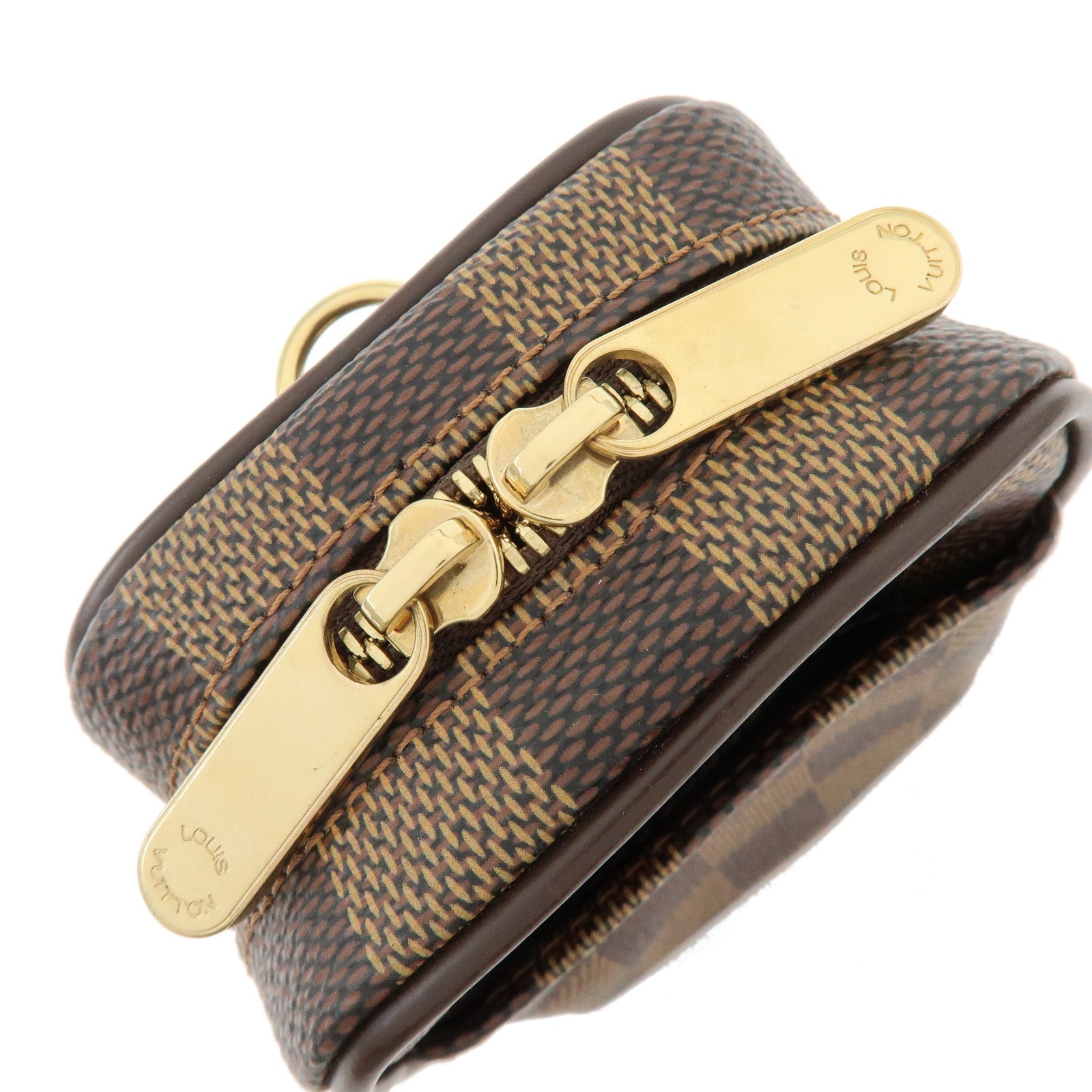 ルイヴィトン ハンガー Louis Vuitton Damier Ebene Etui Okapi PM Shoulder Bag Pouch N61738