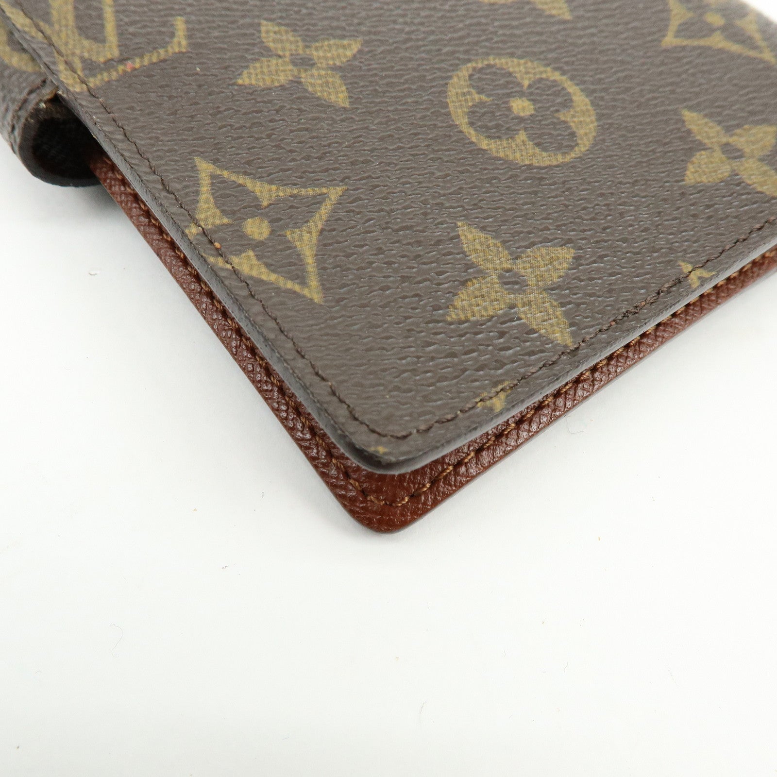 Louis Vuitton Monogram Agenda PM Planner Cover Brown R20005