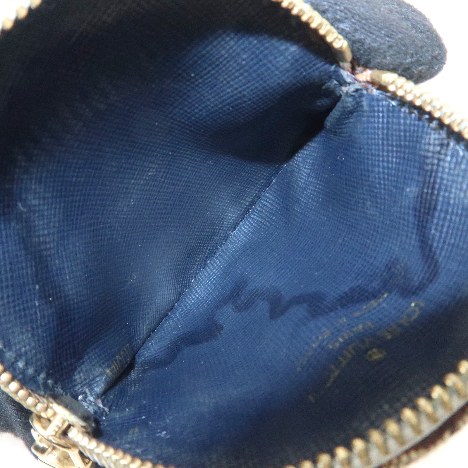 Louis Vuitton Monogram Mini Porte Monnaie Coin Case Blue M92640