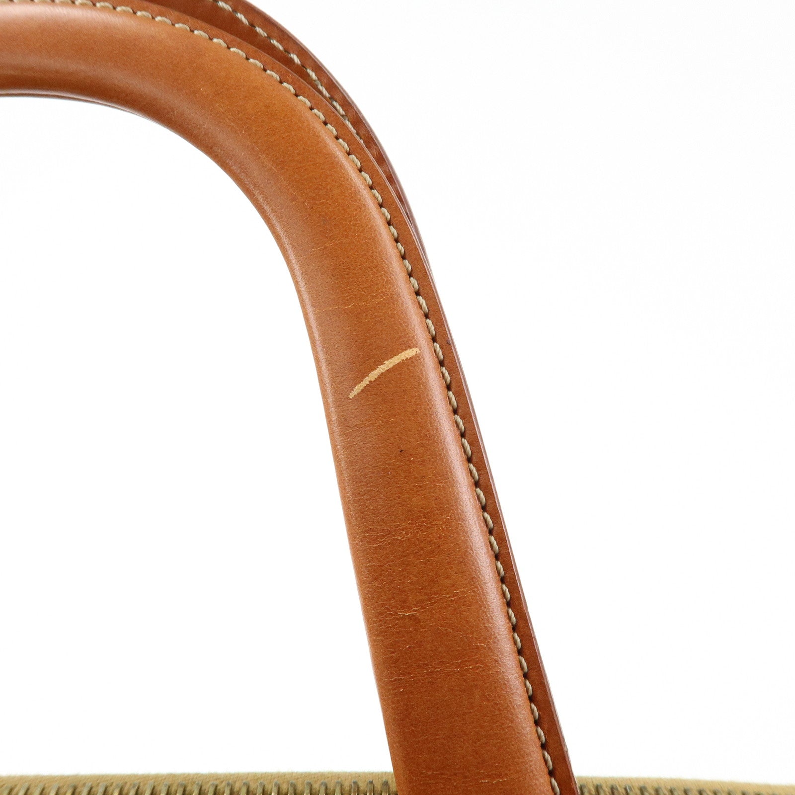 CELINE Macadam PVC Leather 2WAY Bag Hand Bag Shoulder Bag Brown