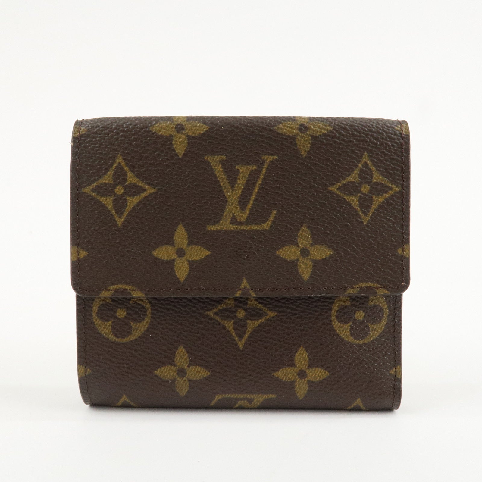 Louis Vuitton Monogram Porte Monnaie Billet Carte Credit Wallet M61652 Used