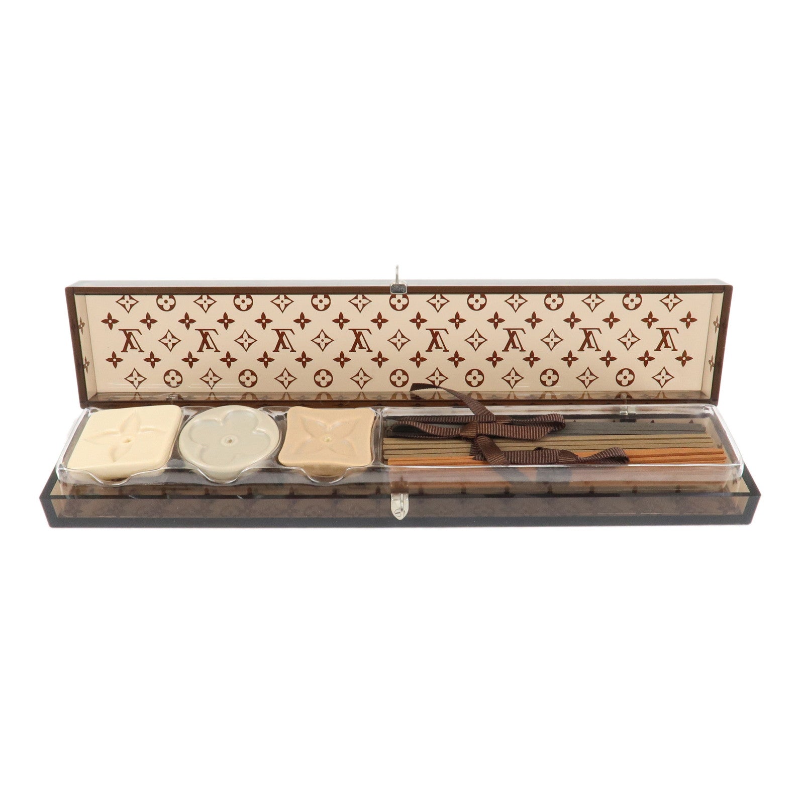 Louis Vuitton Monogram 25th Anniversary Incense Set Plastic Brown Used