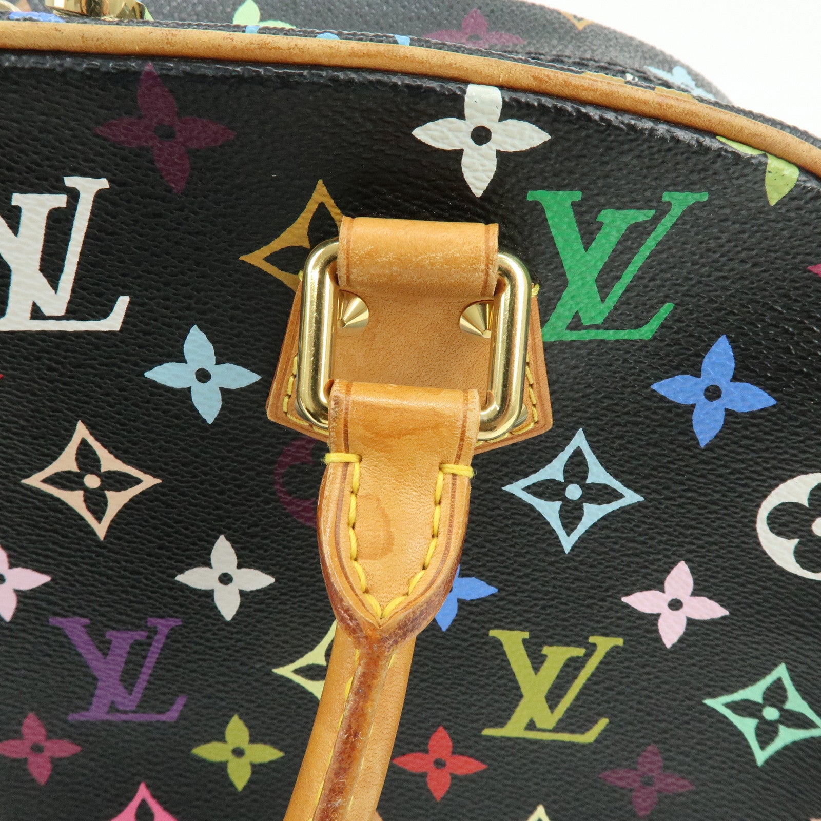 Louis Vuitton Monogram Trouville Multicolor Hand Bag Noir M92662