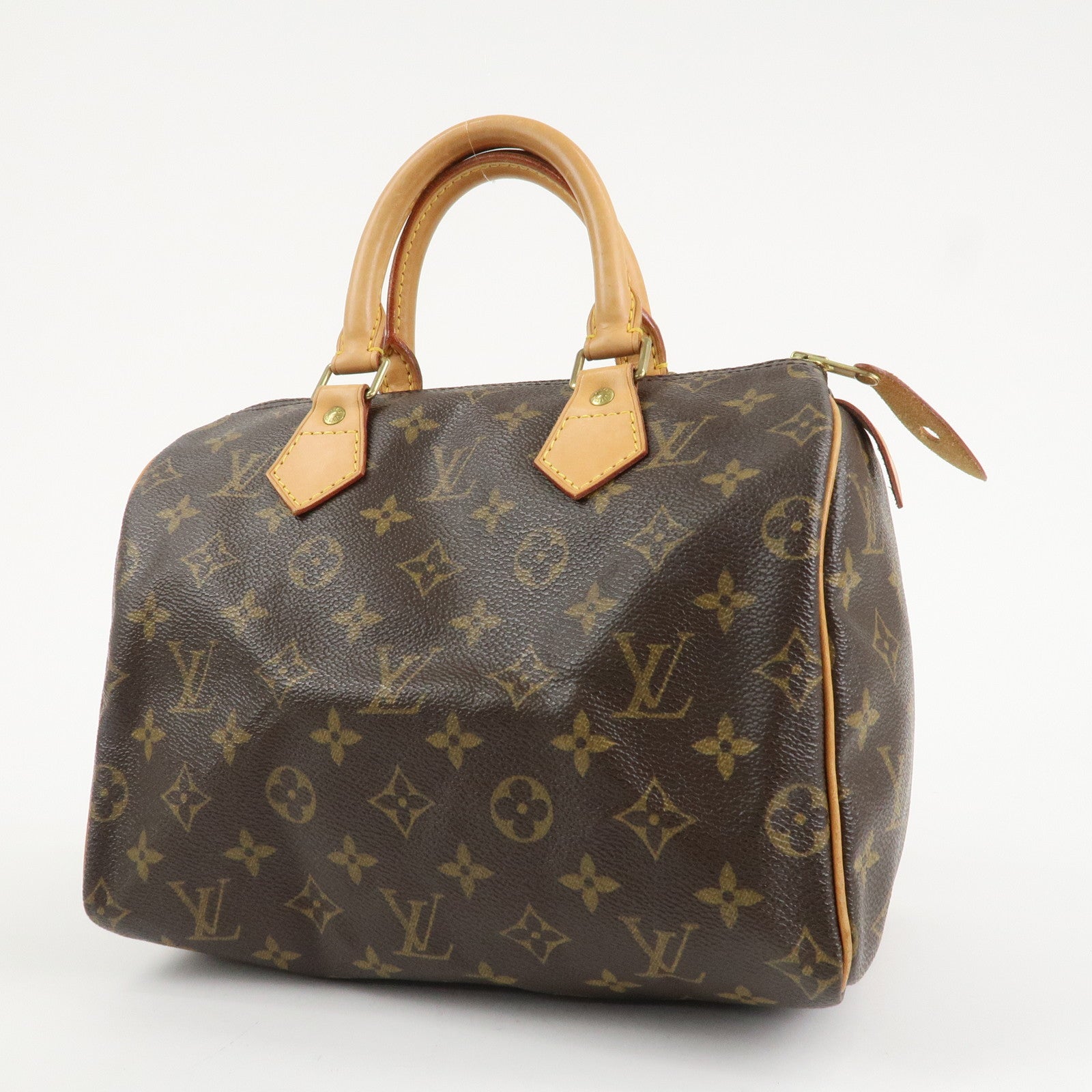 Louis Vuitton Monogram Speedy 25 Hand Bag Boston Bag M41528 Used
