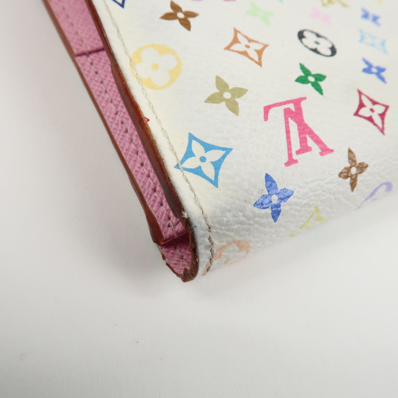 Louis Vuitton Monogram Portefeuille Insolite Wallet Blanc M93751 Used
