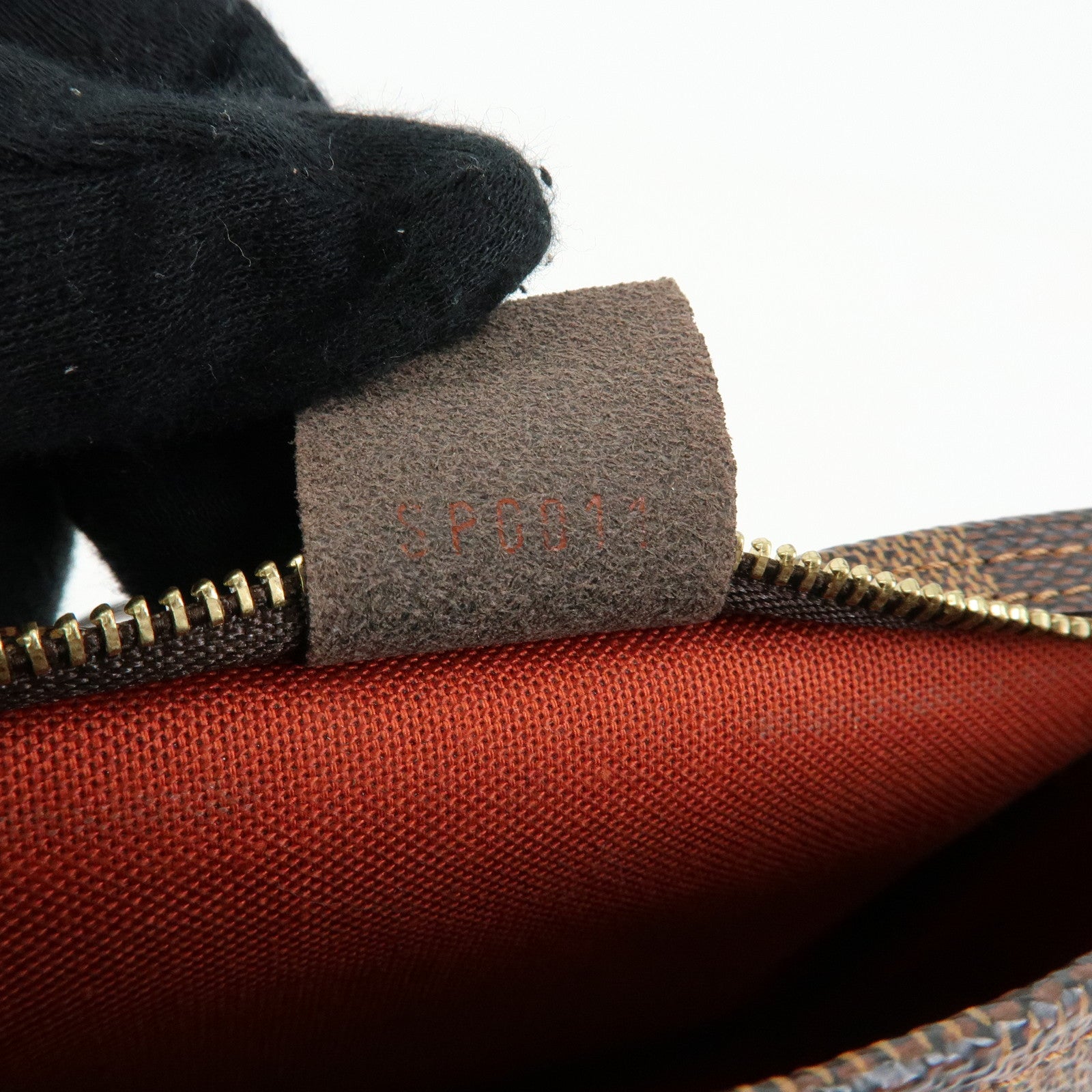 Louis Vuitton Damier Trousse Makeup Accessory Pouch Brown N51982