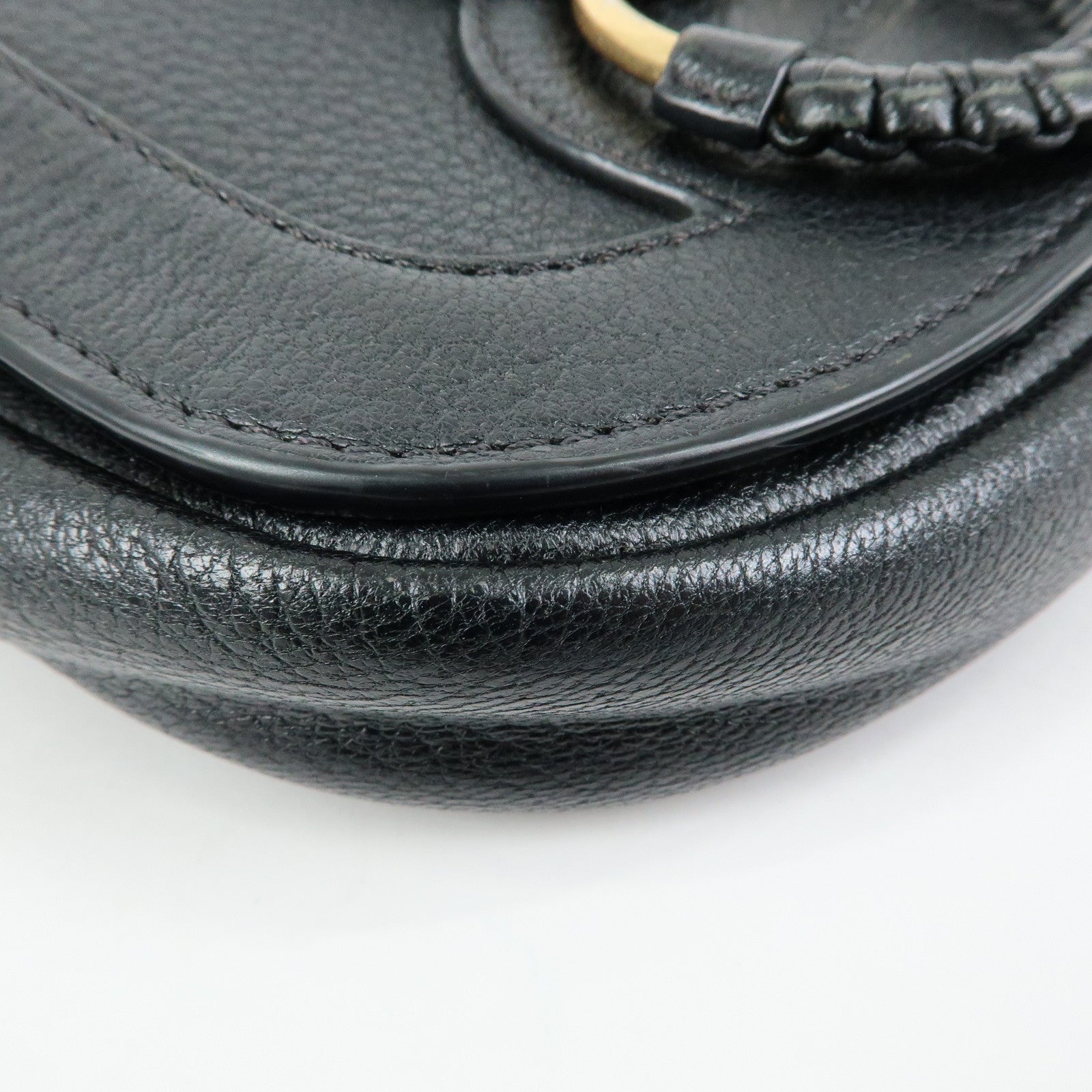 Chloe See By Chloe Hana Leather Shoulder Crossbody Bag Black