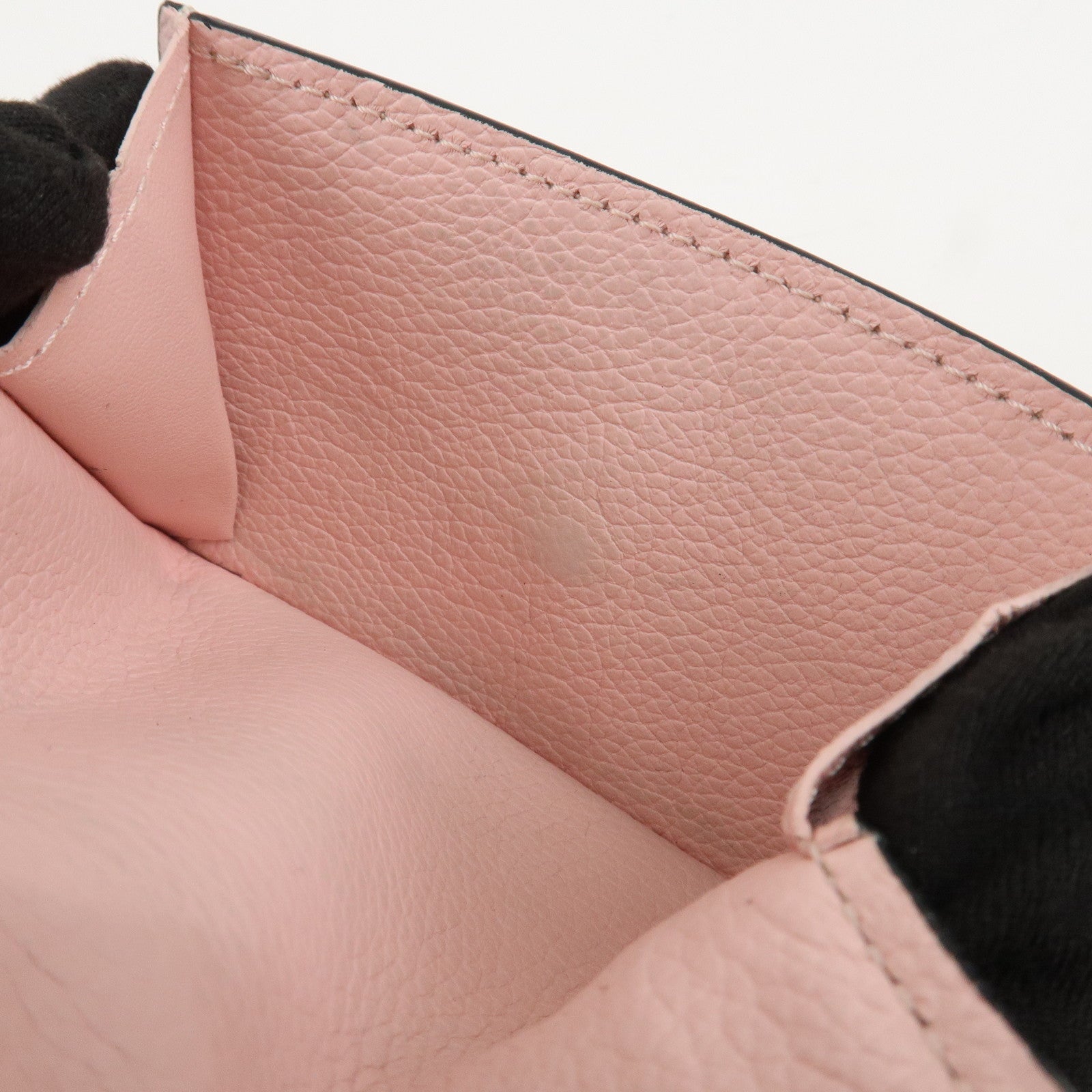 Louis Vuitton Lock Me Portefeuille Lock Mini Leather Wallet M80984 Used