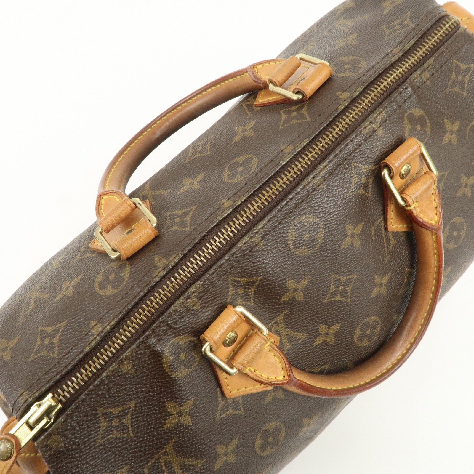Louis Vuitton Monogram Speedy 30 Boston Bag Hand Bag Brown M41526