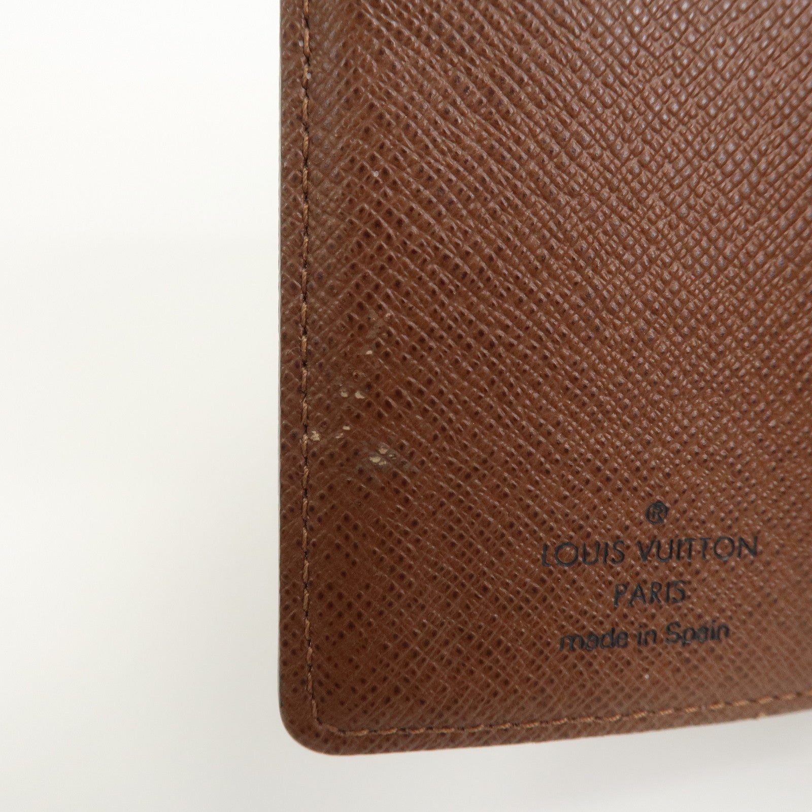 Louis Vuitton Monogram Agenda PM Planner Cover Brown R20005