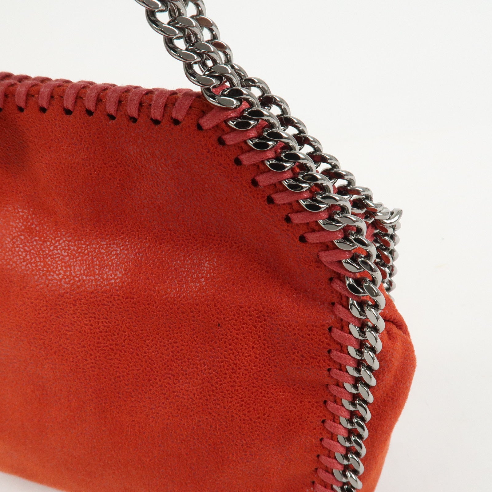 STELLA MCCARTNEY Falabella 2Way Bag Hand Bag Shoulder Bag Red