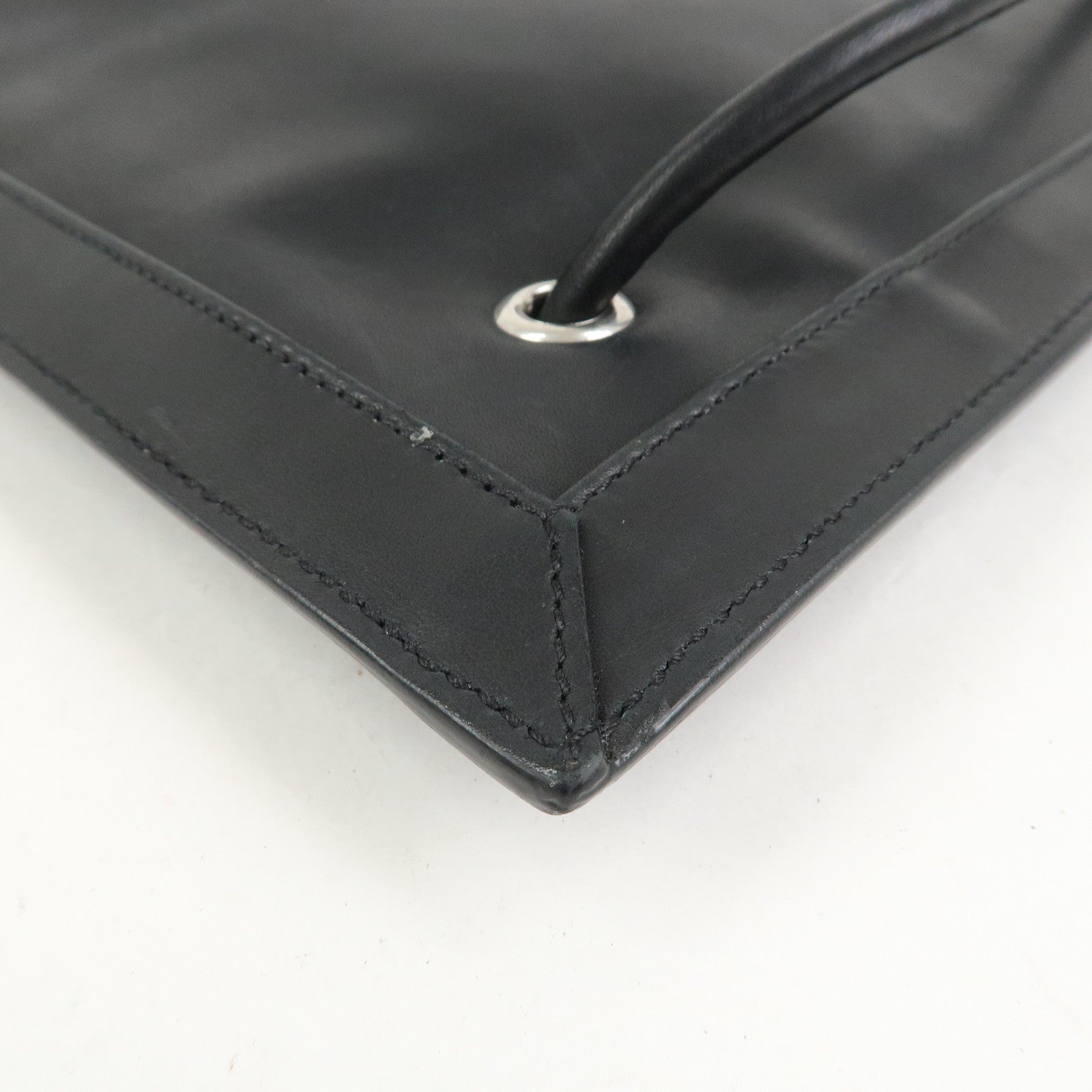 SAINT LAURENT PARIS Leather Backpack Black 710272