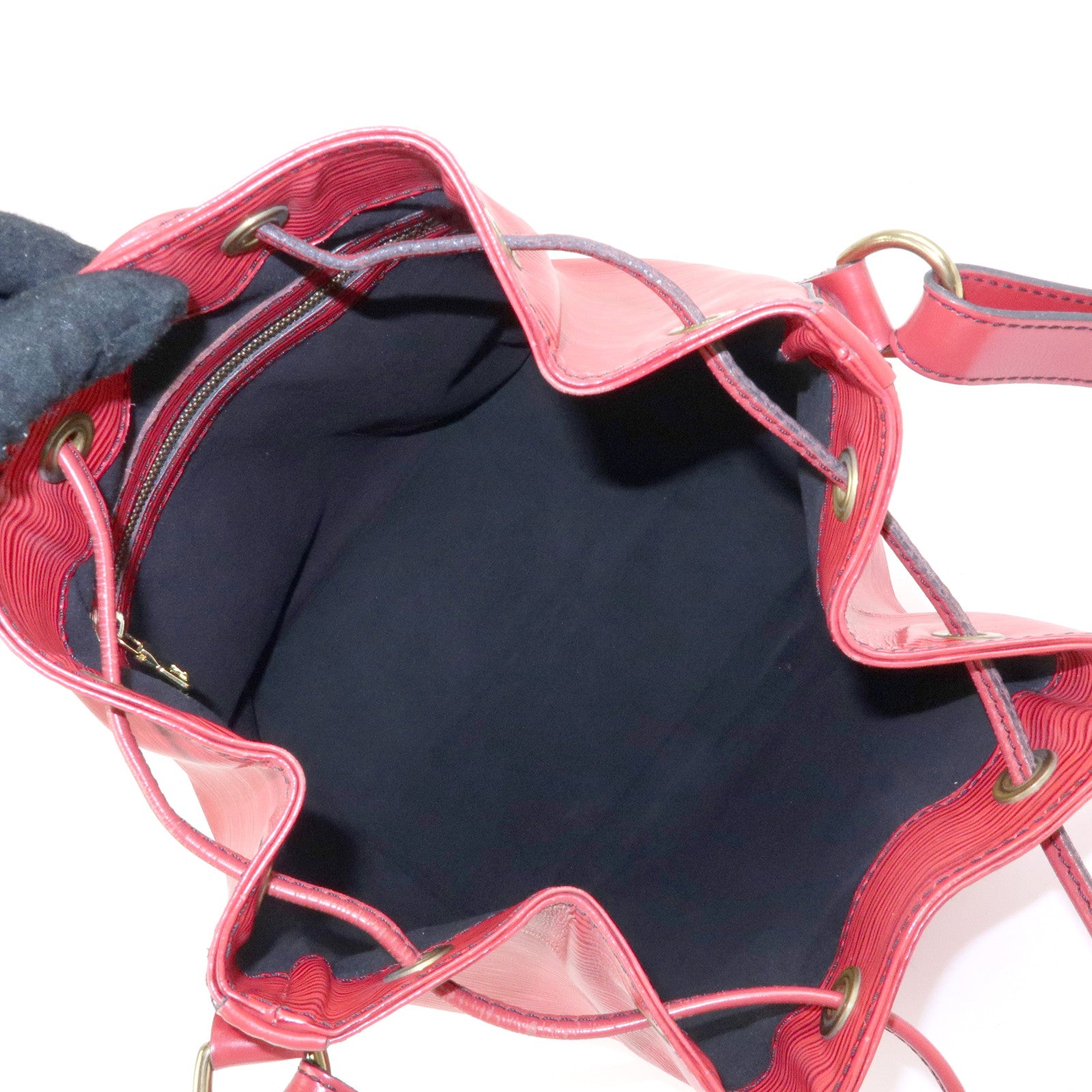 Louis Vuitton Epi Petit Noe Shoulder Bag Castilian Red M44107