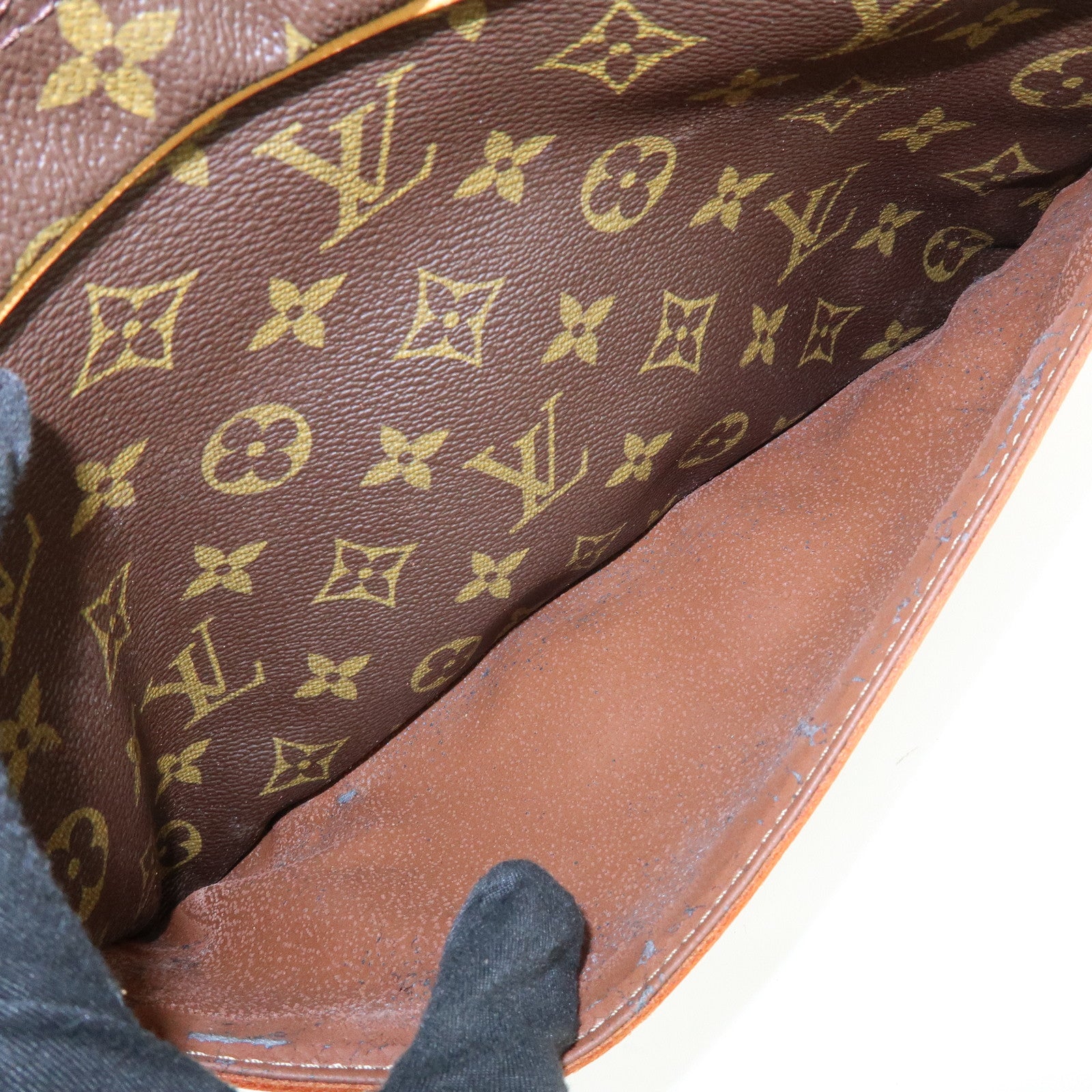 Louis Vuitton Monogram Compiegne 28 Pouch Clutch Bag Brown M51845