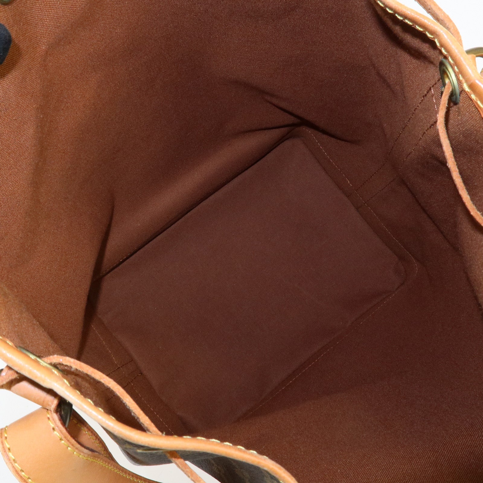 Louis Vuitton Monogram Noe Shoulder Bag Hand Bag Brown M42224 Used