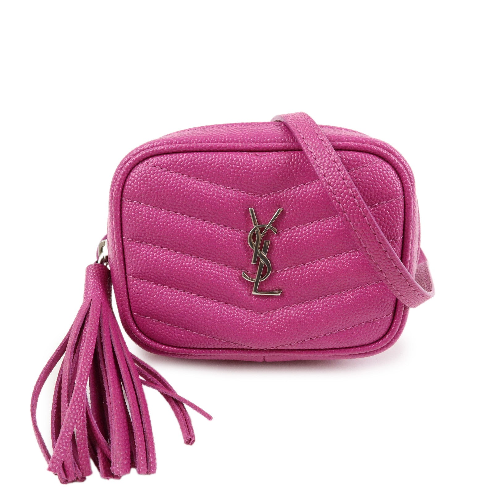 SAINT LAURENT PARIS Cassandra Leather Baby Lou Camera Bag 635088