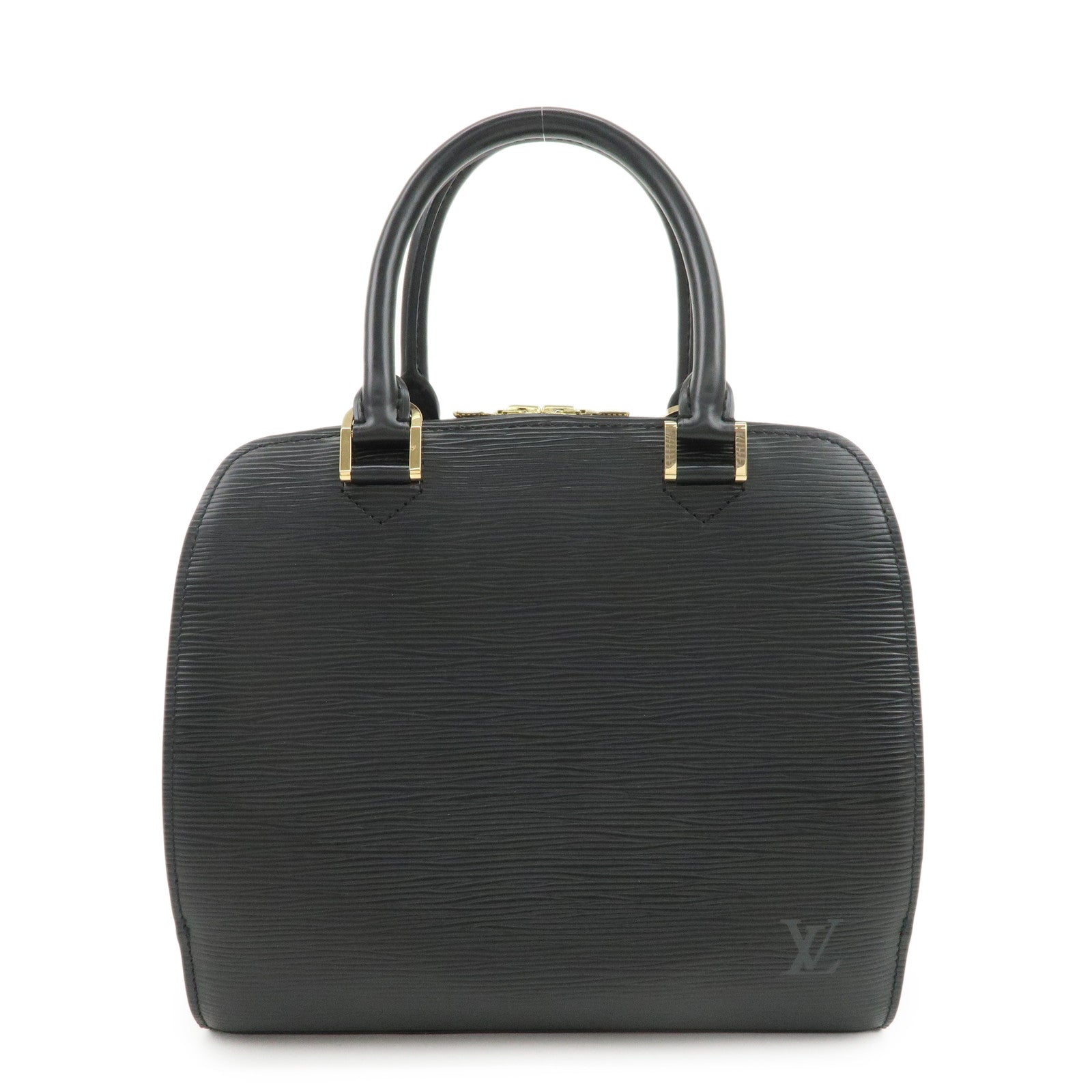 Louis Vuitton Epi Leather Pont Neuf Hand Bag Black Noir M52052