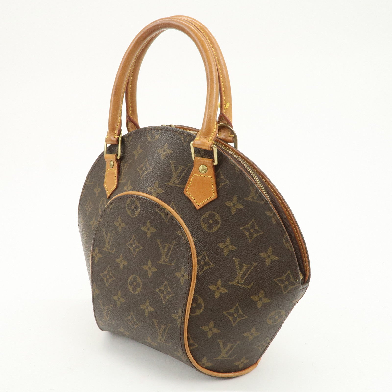 Louis Vuitton Monogram Canvas Ellipse PM Hand Bag Brown M51127